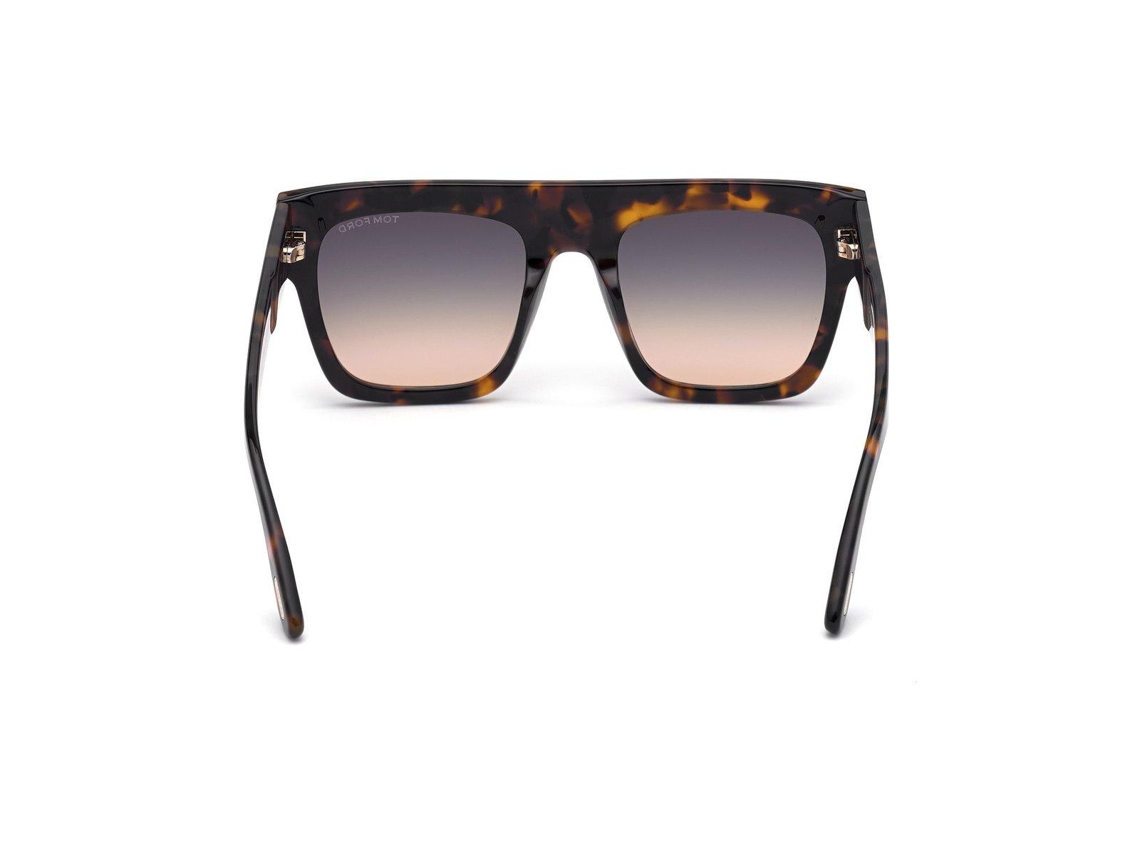 Shop Tom Ford Renee Square Frame Sunglasses In 52b
