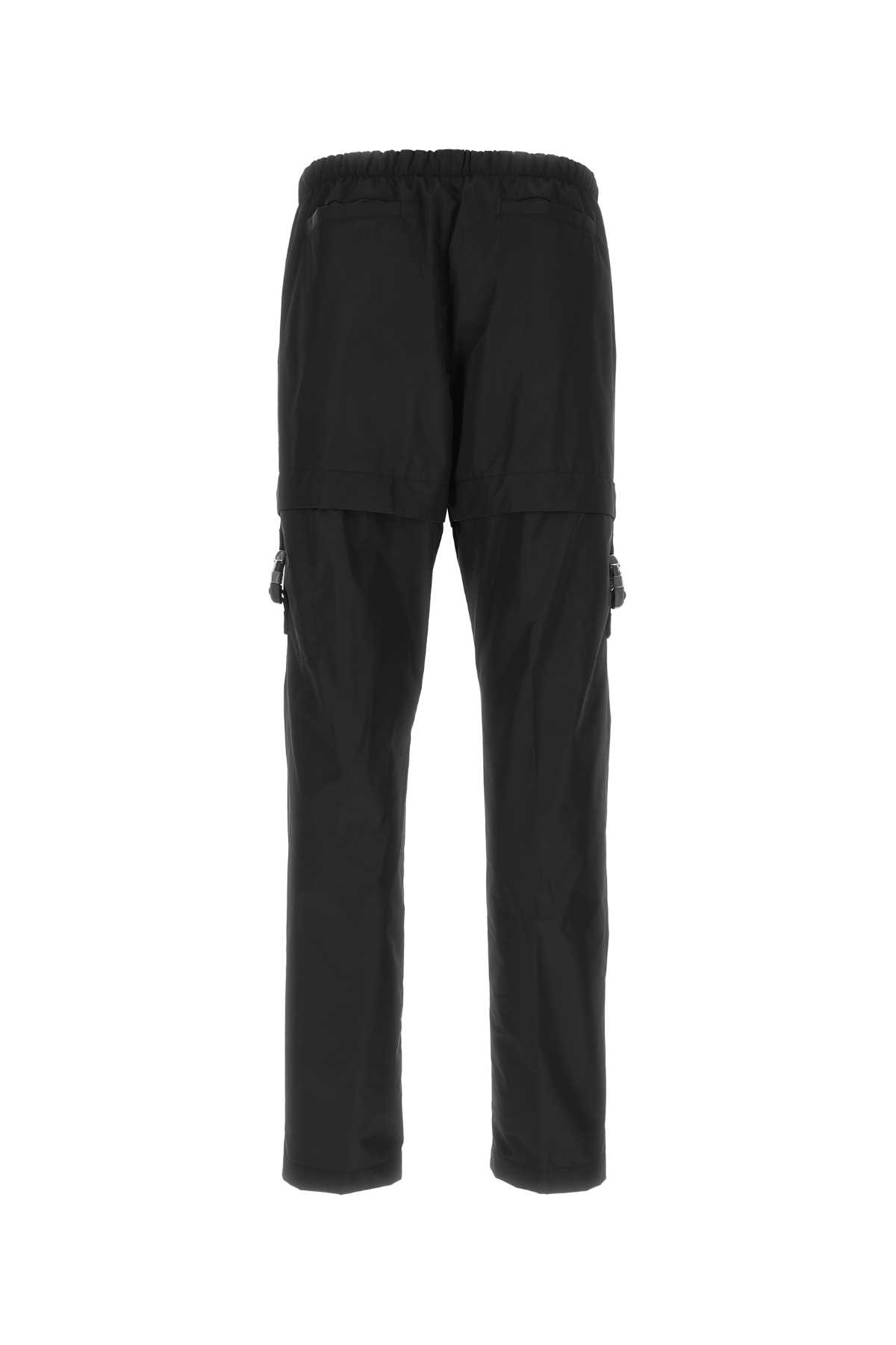 Givenchy Black Polyester Cargo Trouser In 001