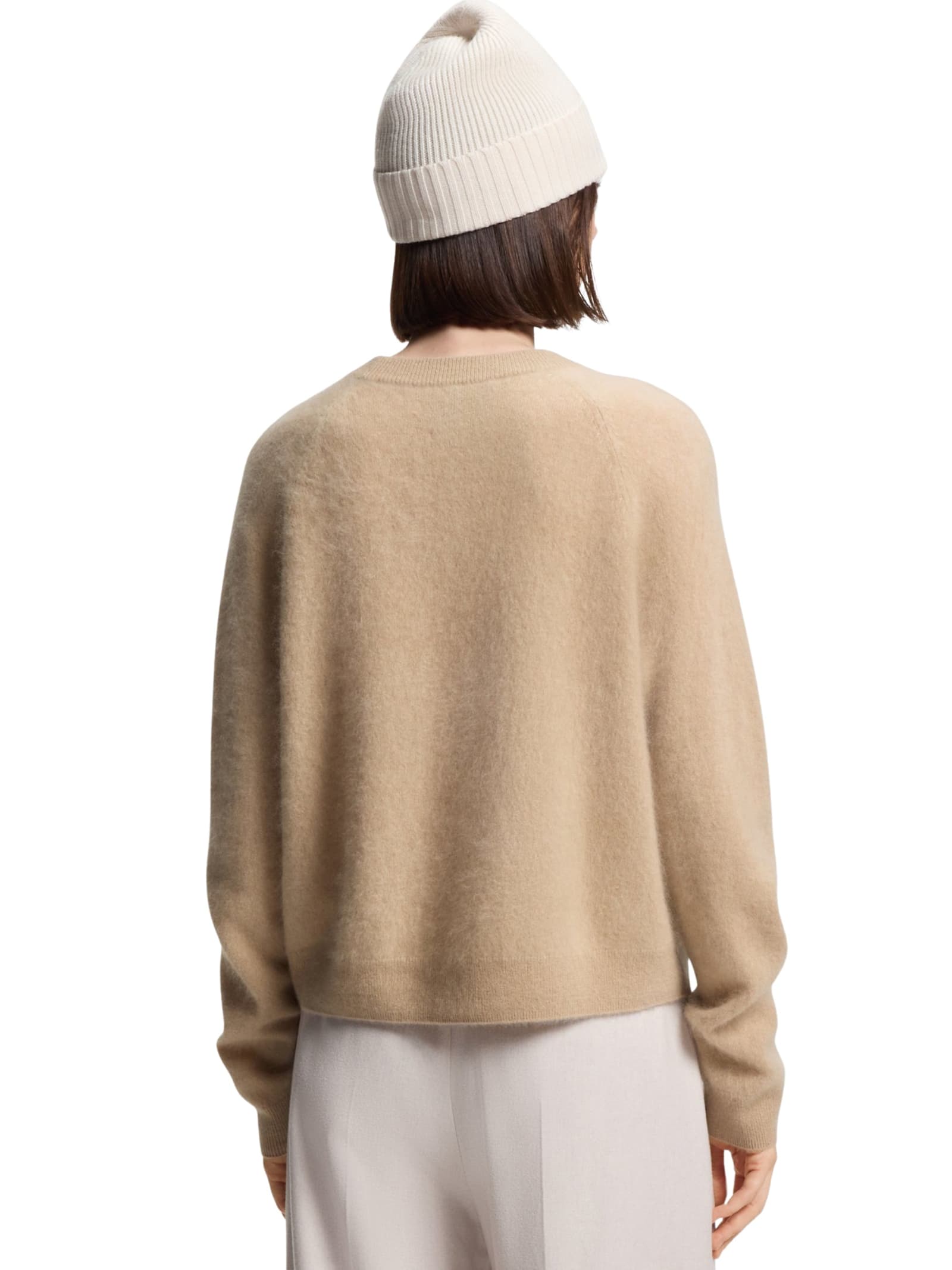 Hugo Boss Wool Sweater In Neutral