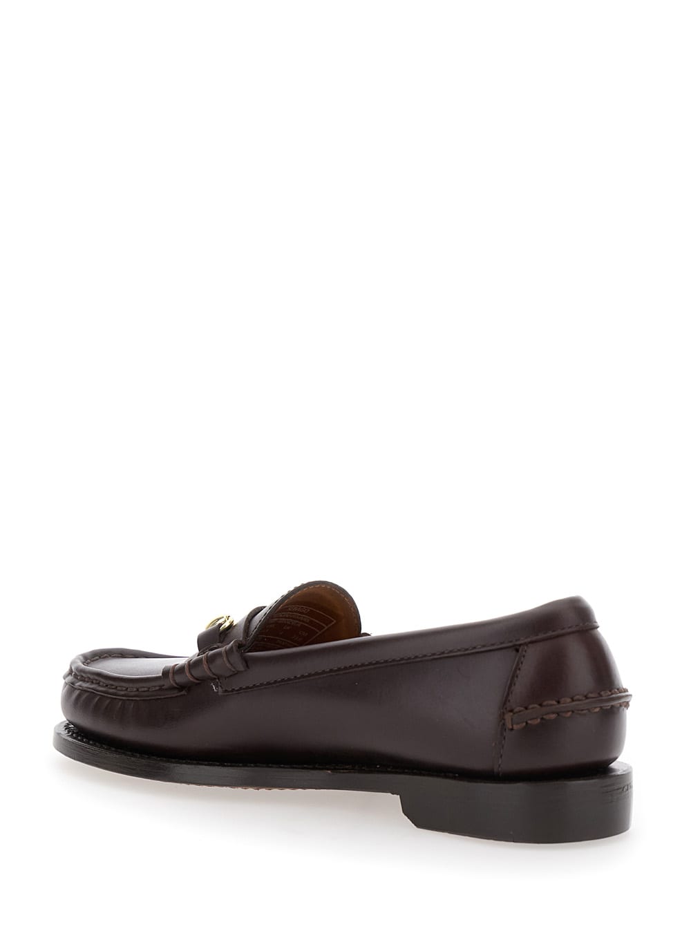 Sebago Joe Modena Bordeaux Pull-on Loafers With Horsebit Detail In Leather Woman In Burgundy