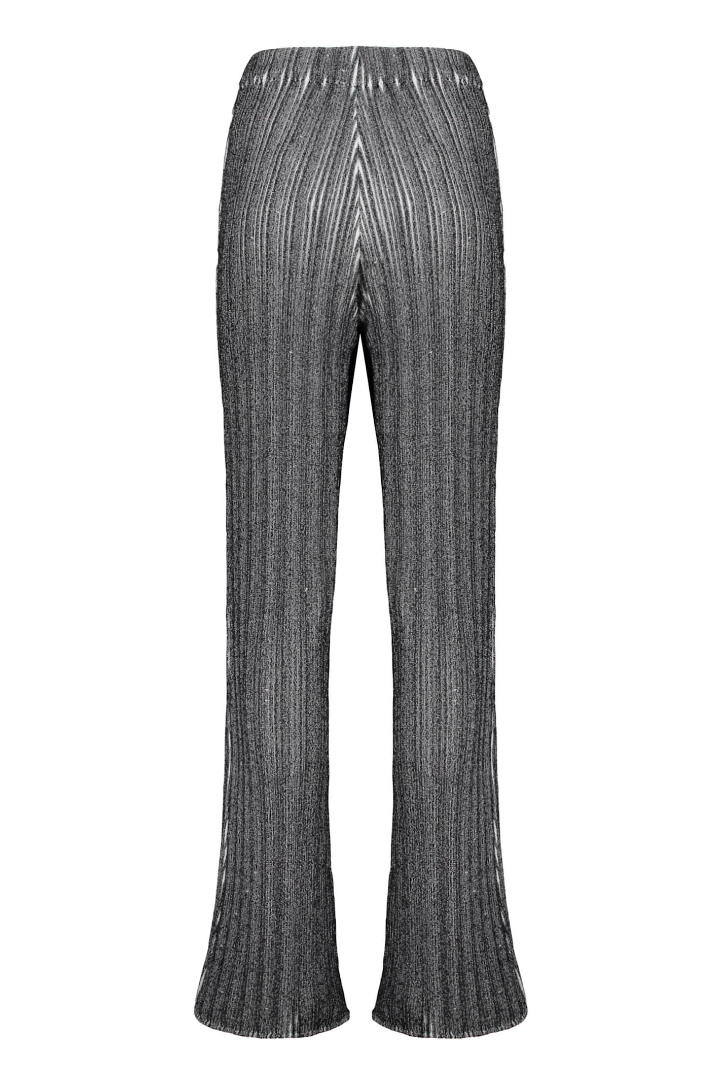 Shop Ellery Flared Trousers In Grey