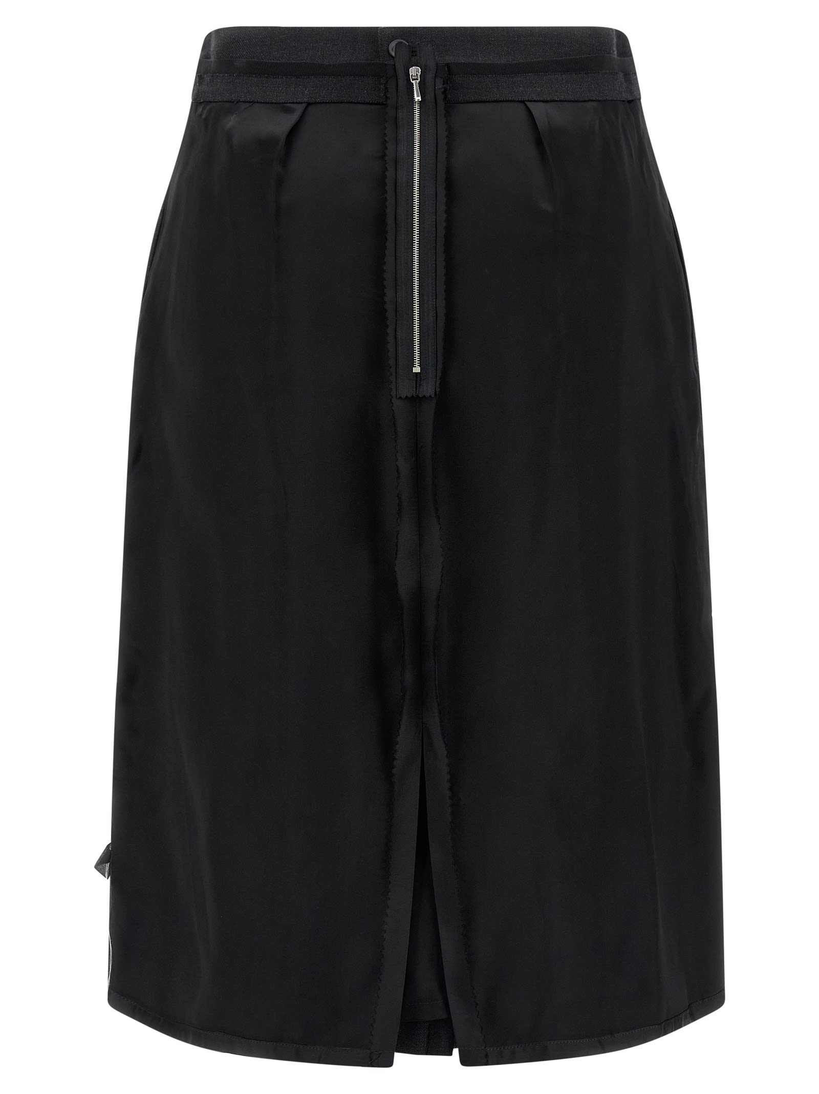 Maison Margiela Inside-up Skirt Skirts Multicolor In Black