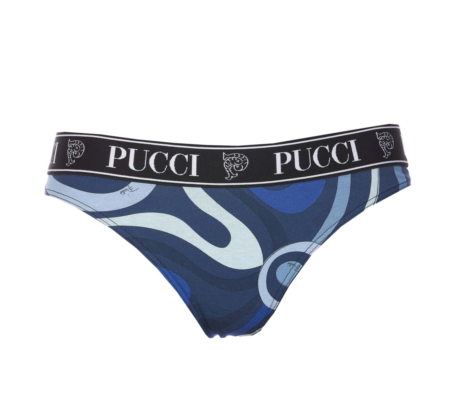 Shop Pucci 3pack Thong In Blue