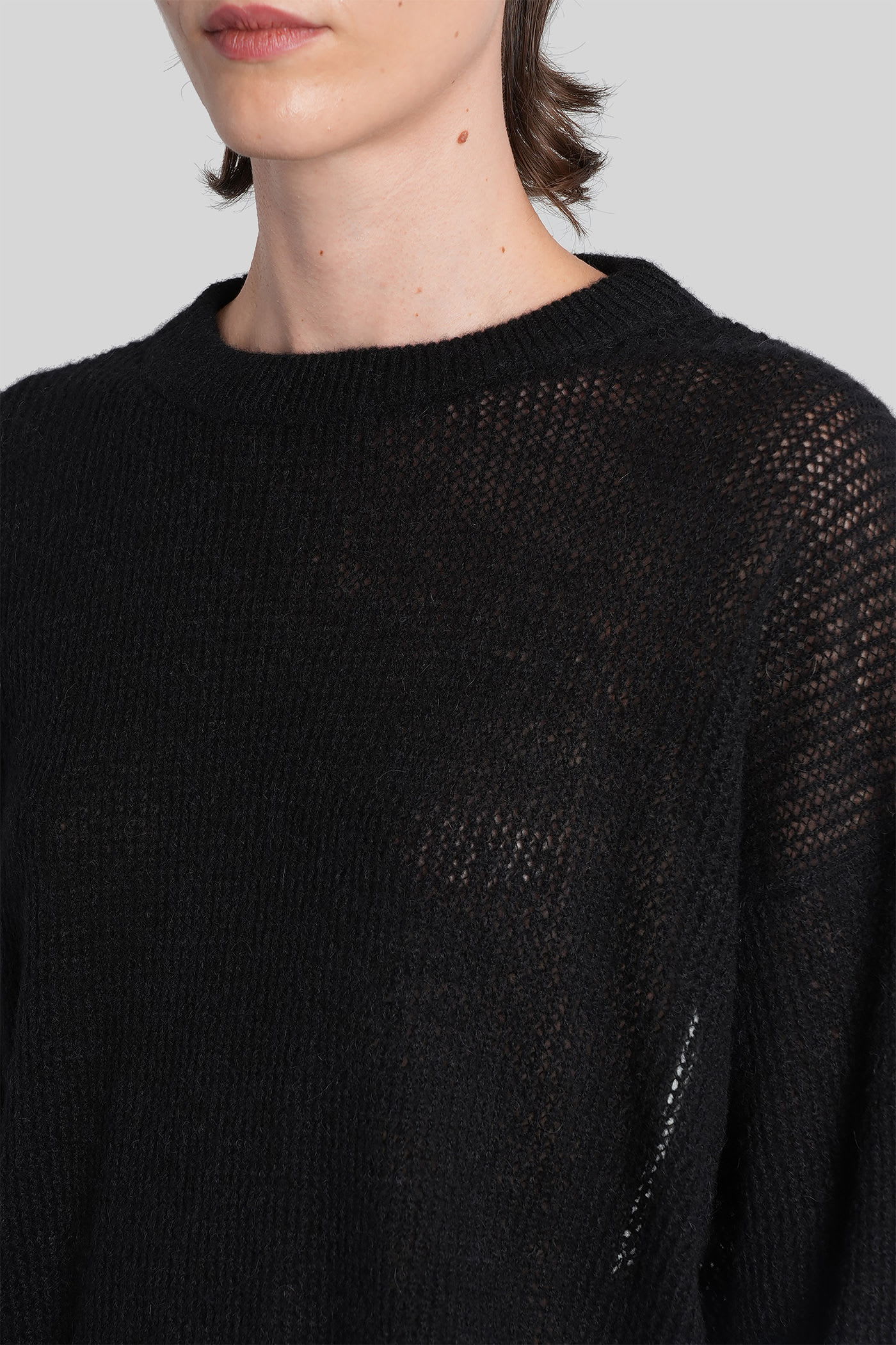 Haikure Blair Knitwear In Black Wool In Brown