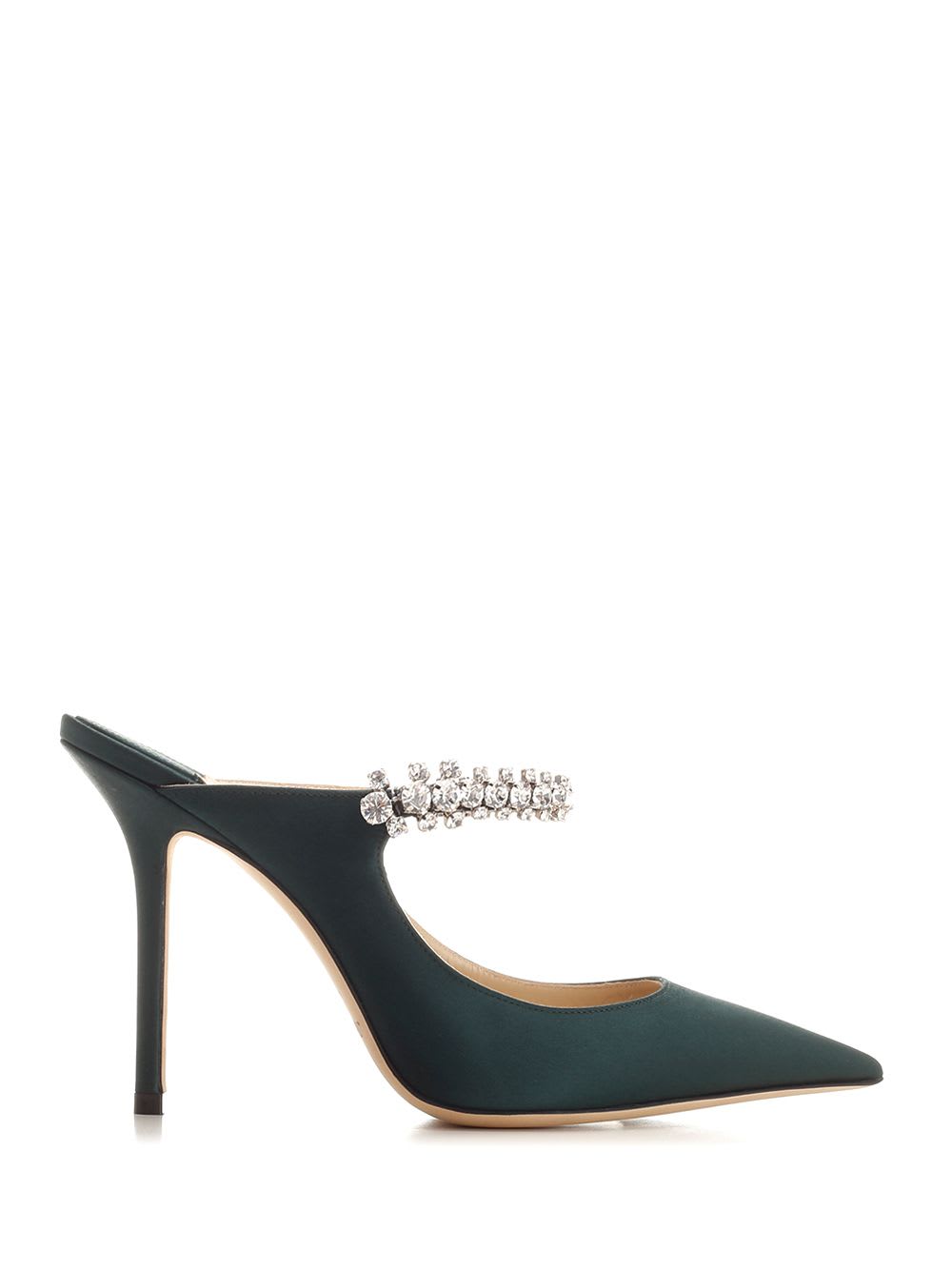 Shop Jimmy Choo Bing Sabot In Green