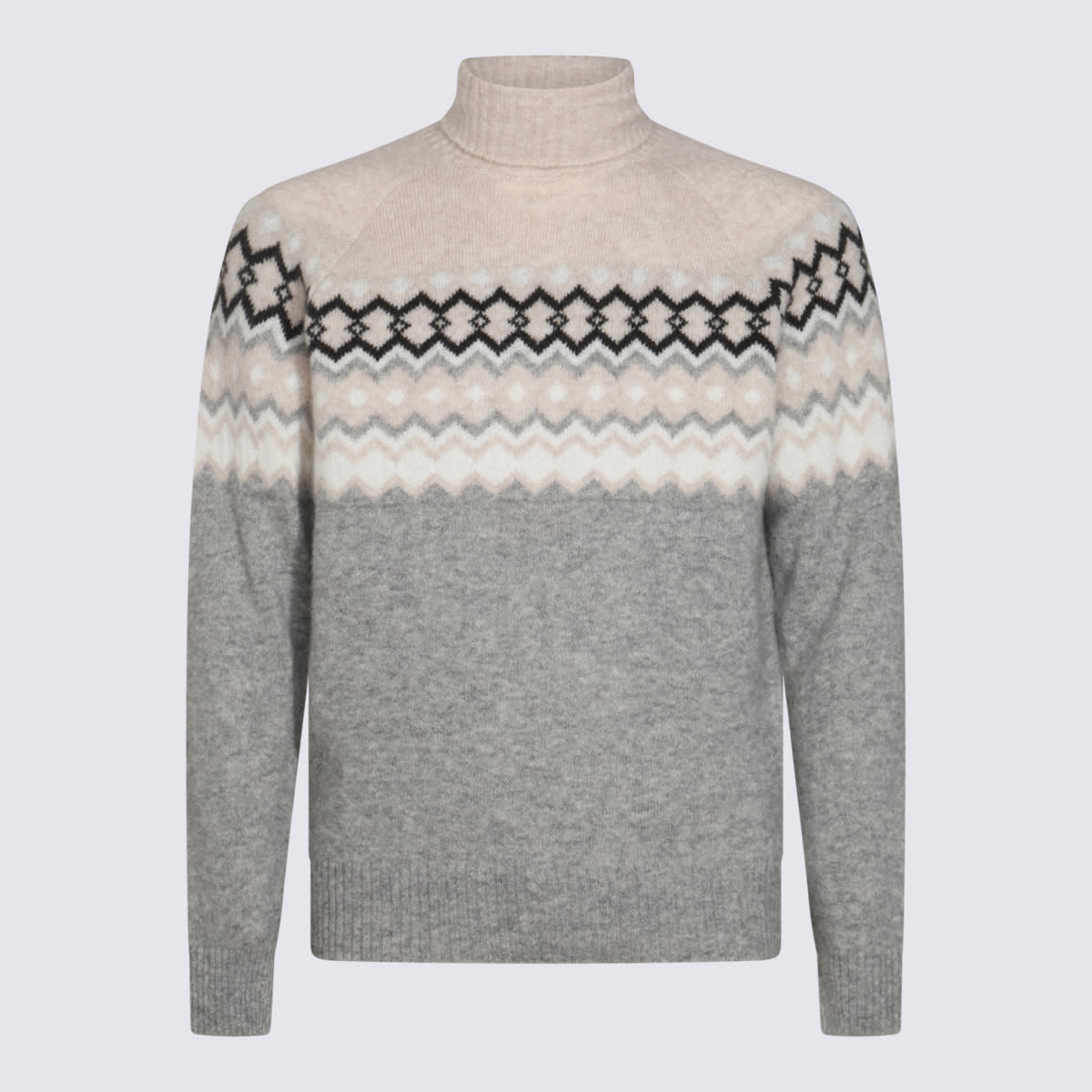 Grey Wool Knitwear