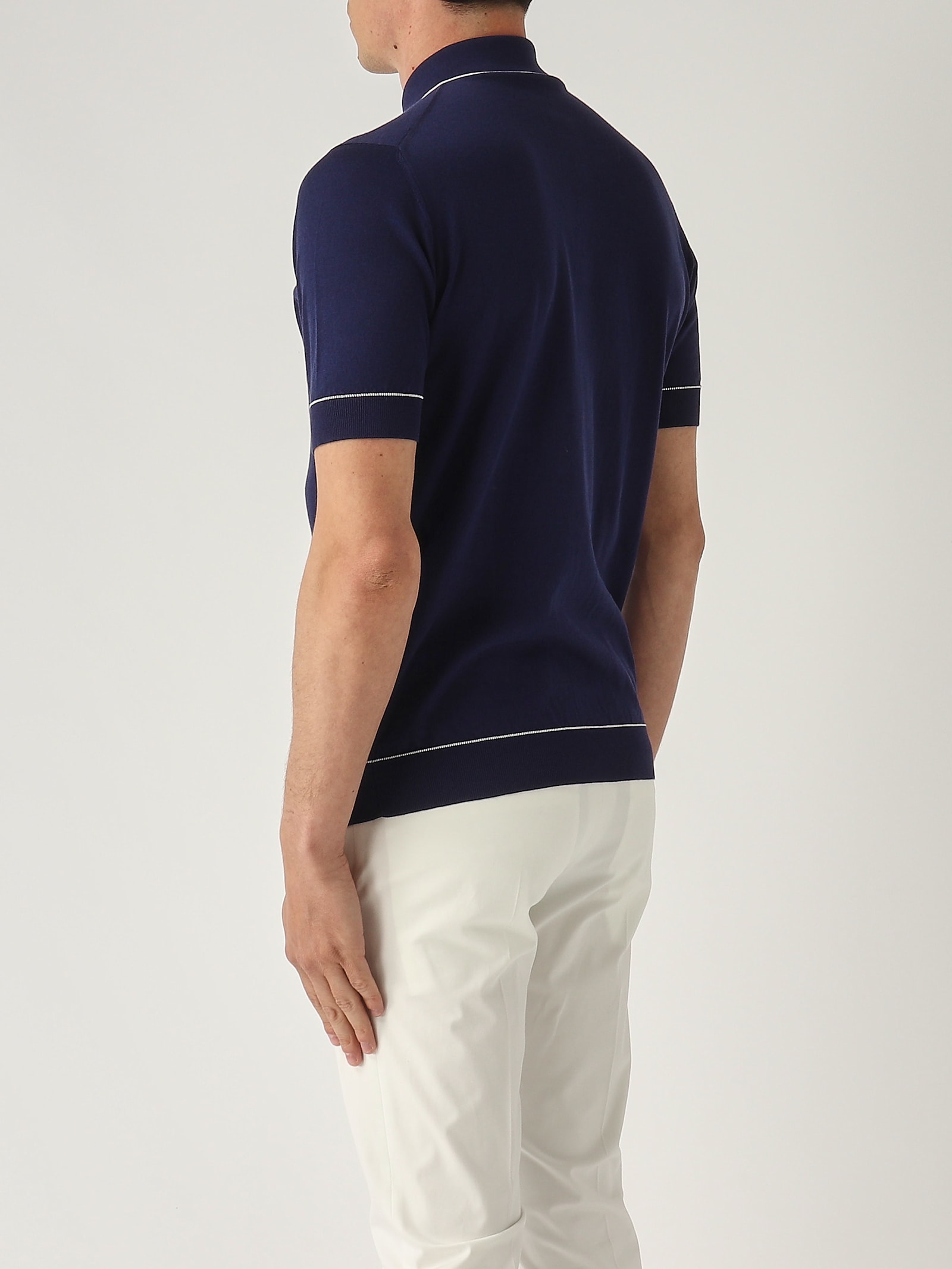 Filippo De Laurentiis Camicia M/c In Cotone Superlight Shirt In Blue