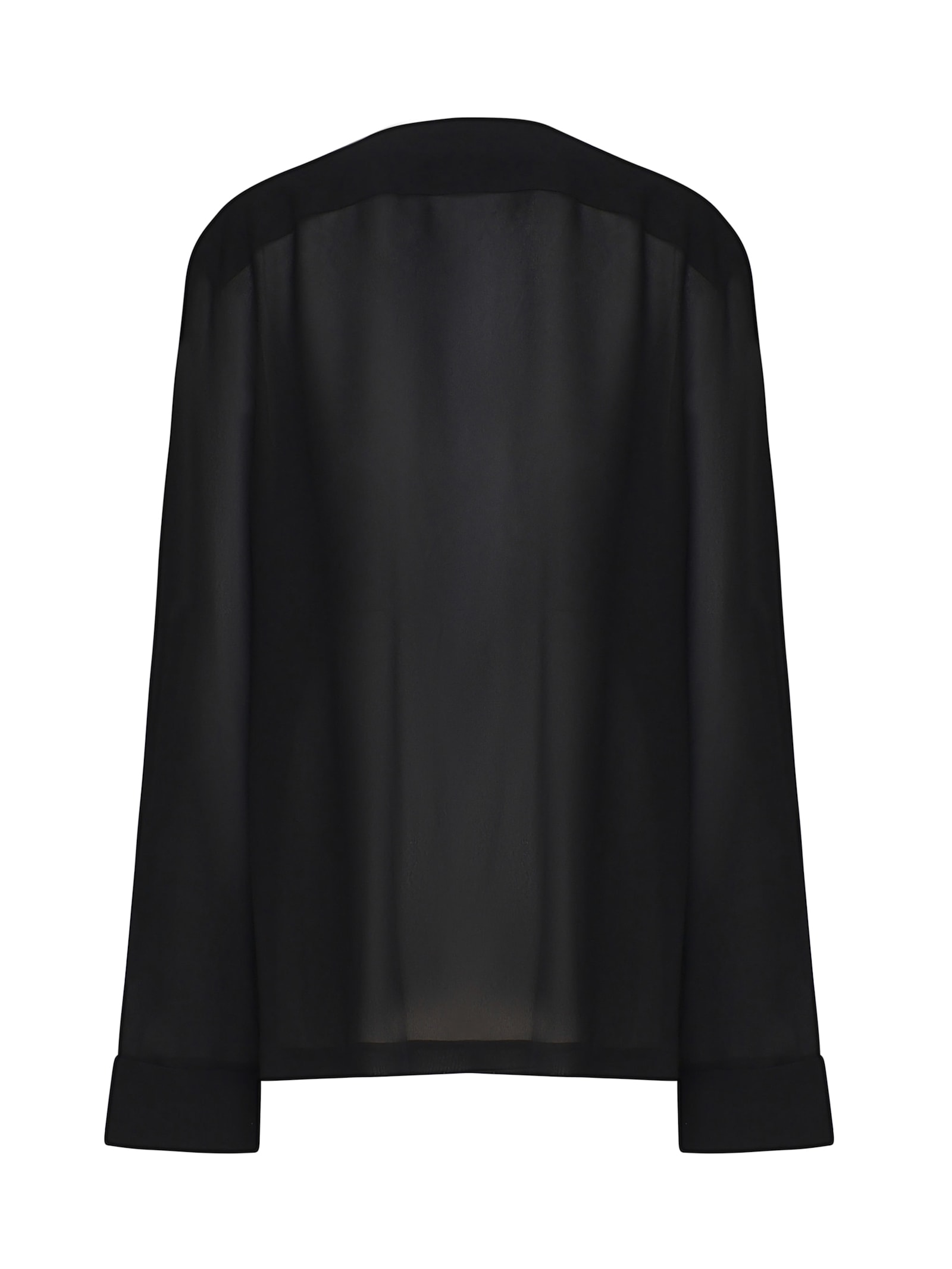 Shop Saint Laurent Camicia In Satin In Black