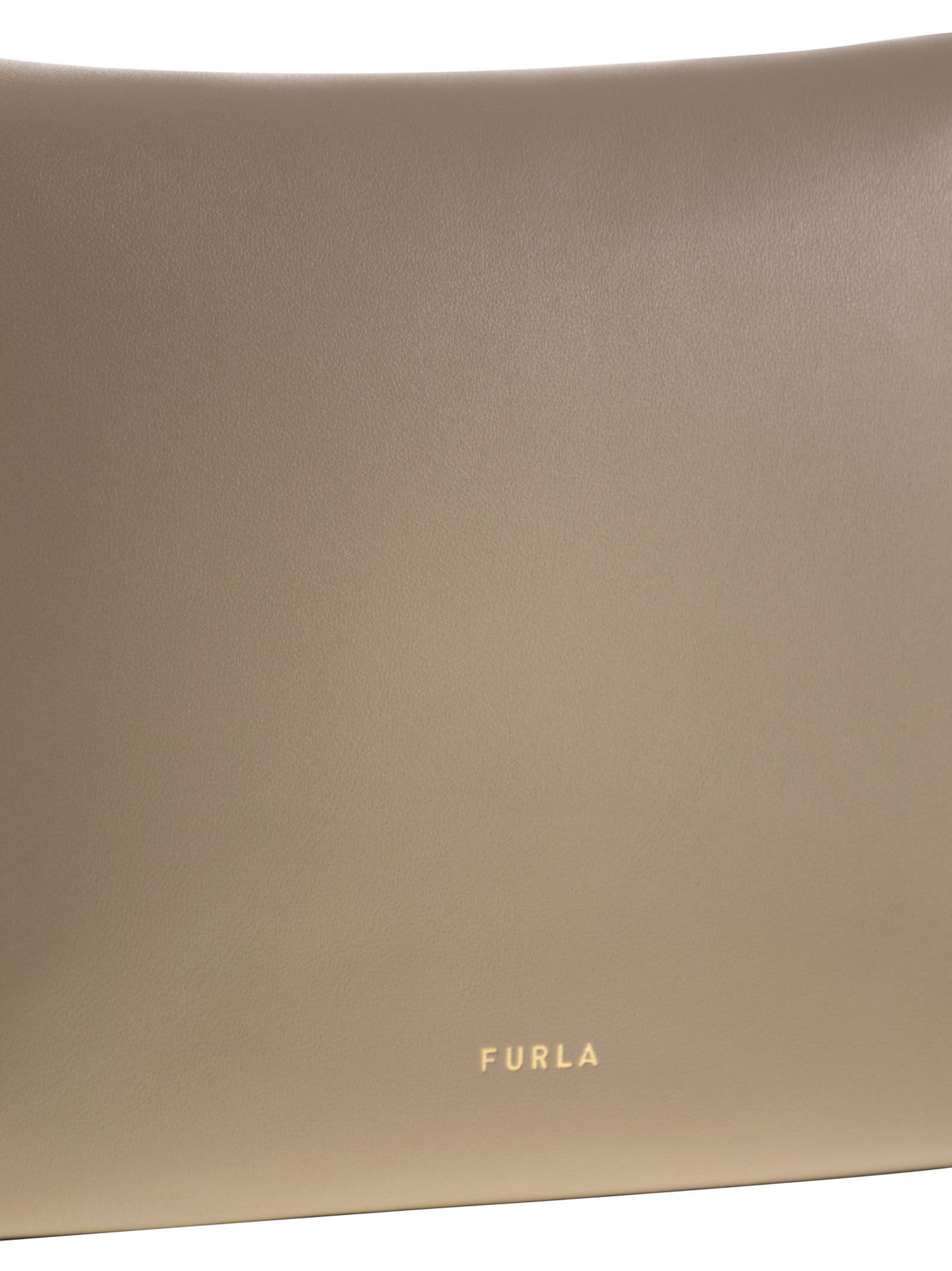 Furla Zip-fastening Shoulder Bag In Sand