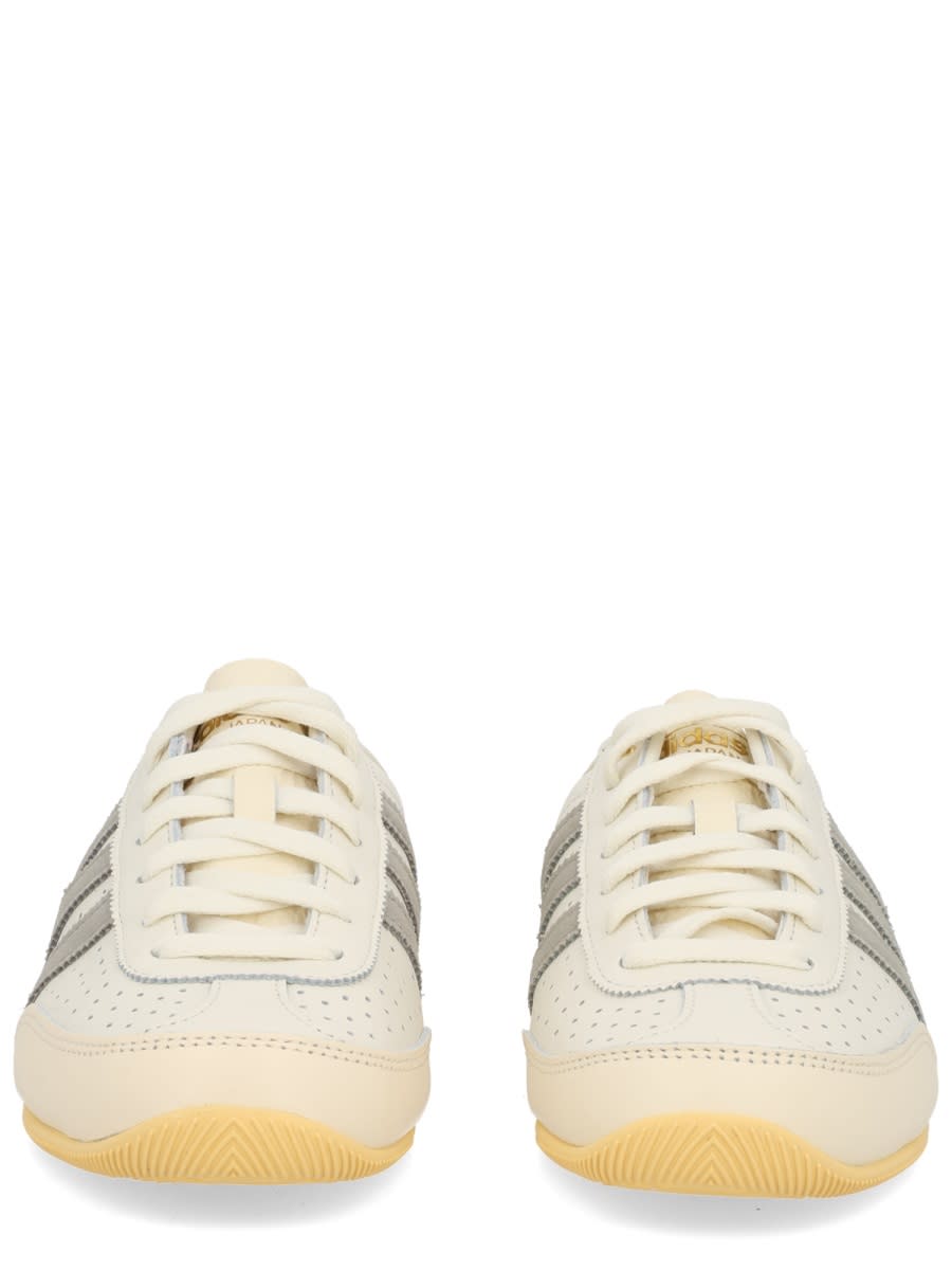 Adidas Originals Japan Decon W Perforated Suede-trimmed Leather Sneakers In White