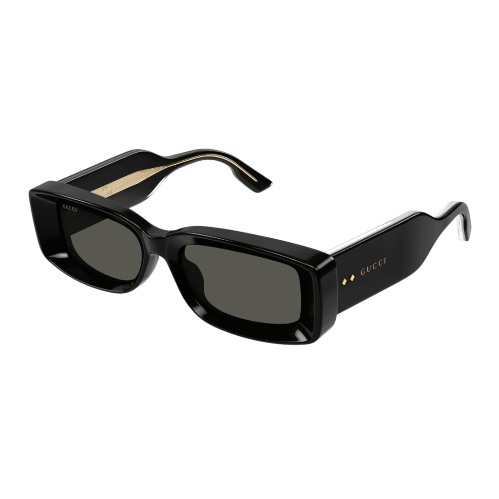 Shop Gucci Gg1528s-001 Sunglasses In Nero