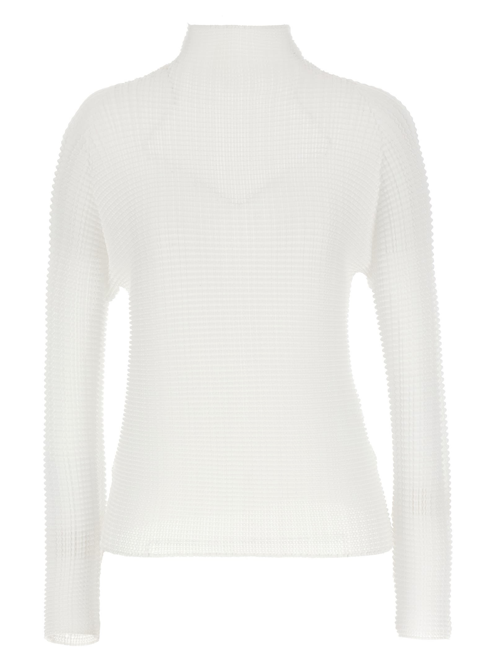 Shop Issey Miyake Wooly Pleats-56 Blouse