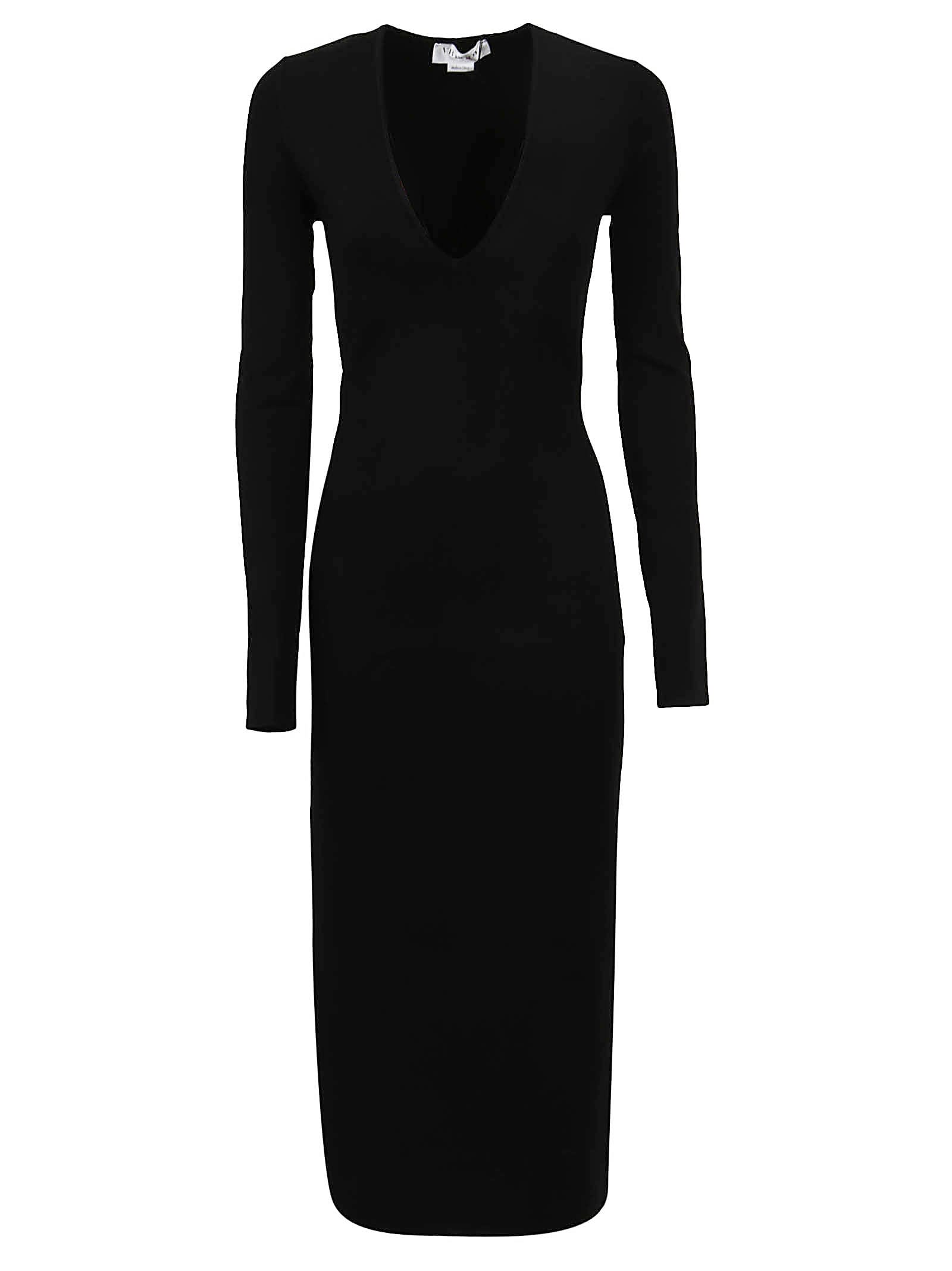 VICTORIA BECKHAM DEEP VEE MIDI