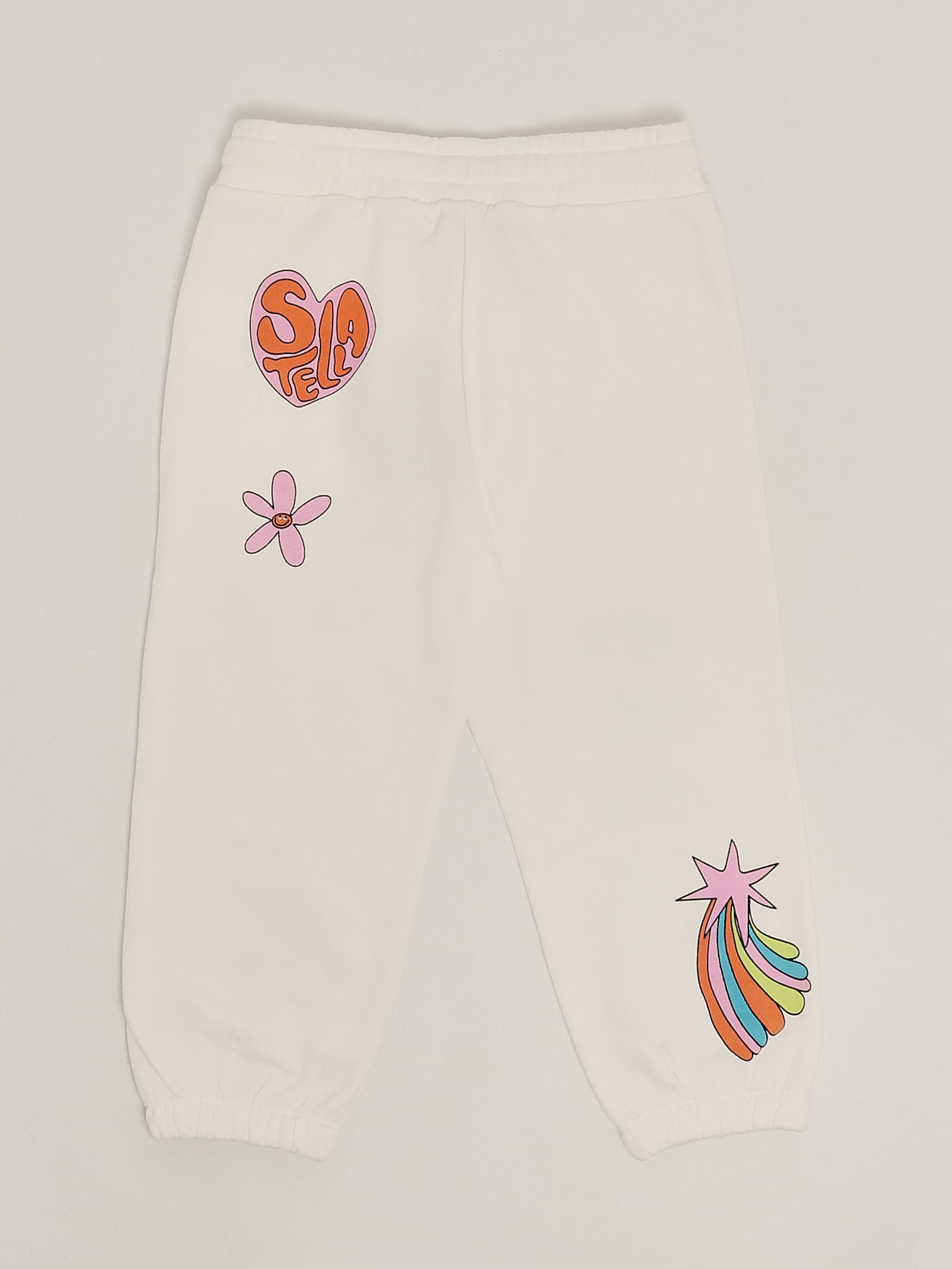 Shop Stella Mccartney Sweatpants Sweatpants In Bianco