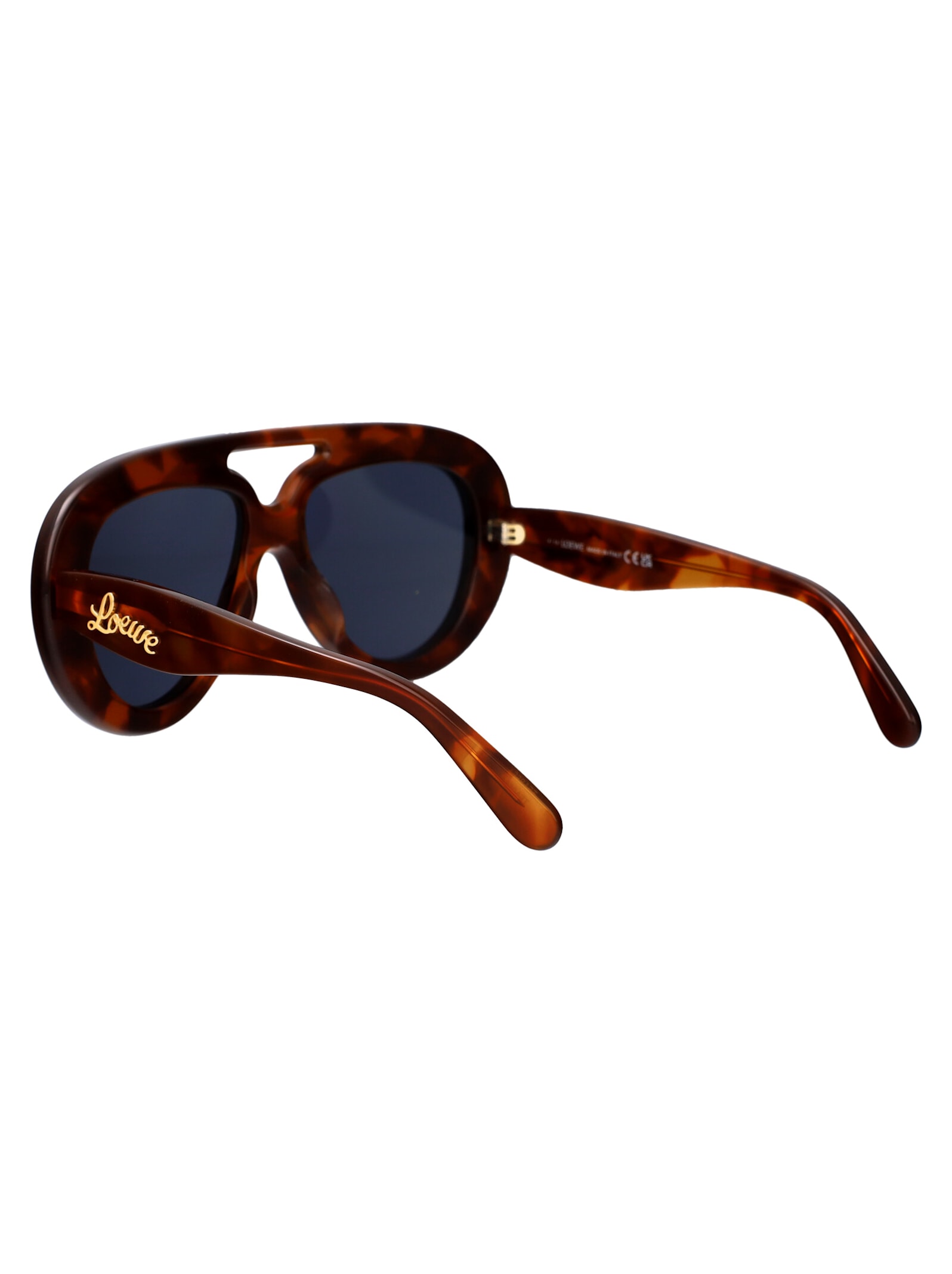 Shop Loewe Curvy Sunglasses In Havana