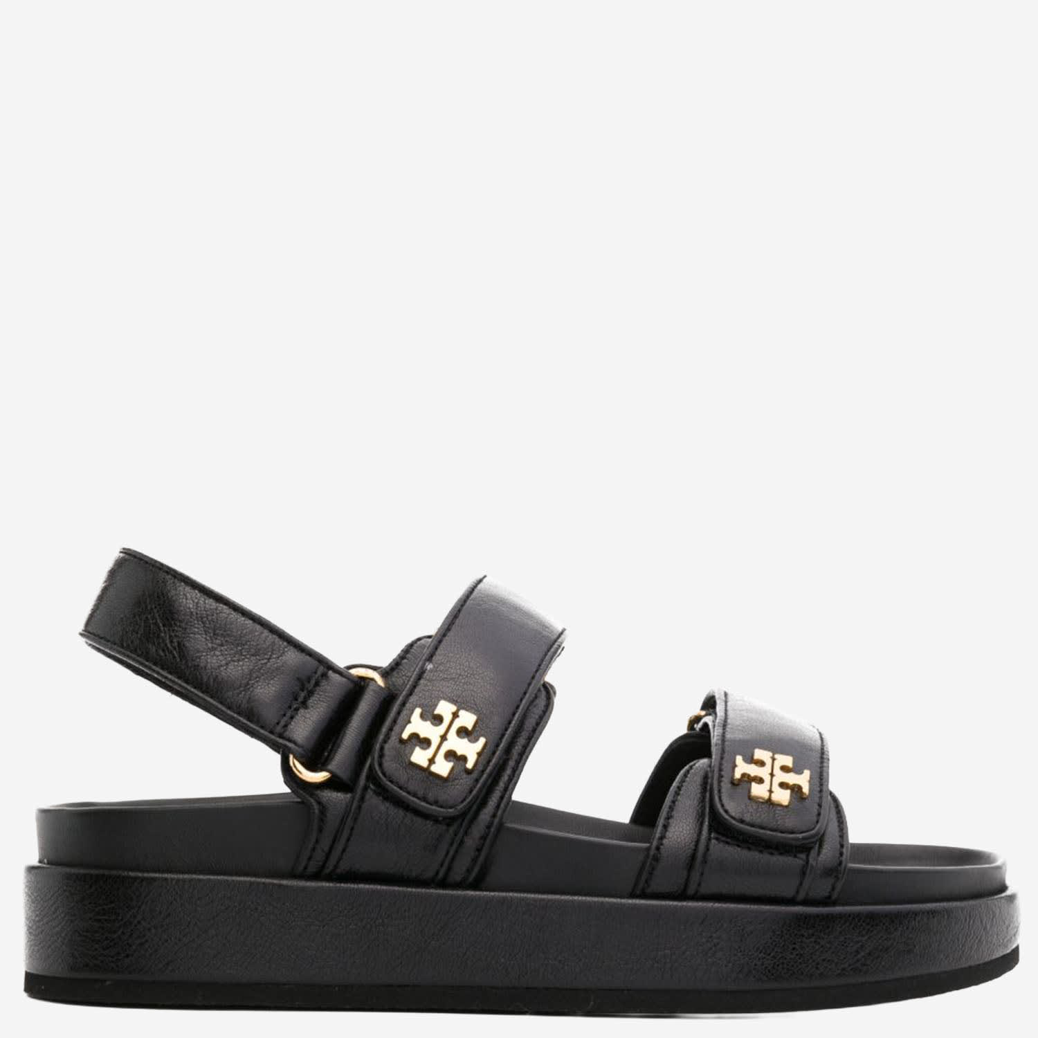 Tory Burch Kira Leather Sandals In Black
