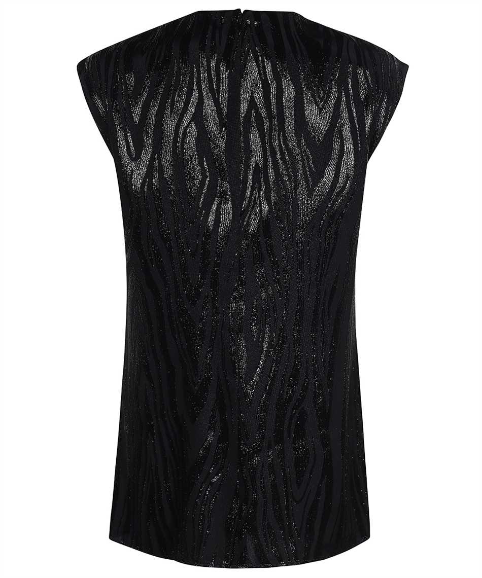 Shop Stella Mccartney Lurex Blouse In Black