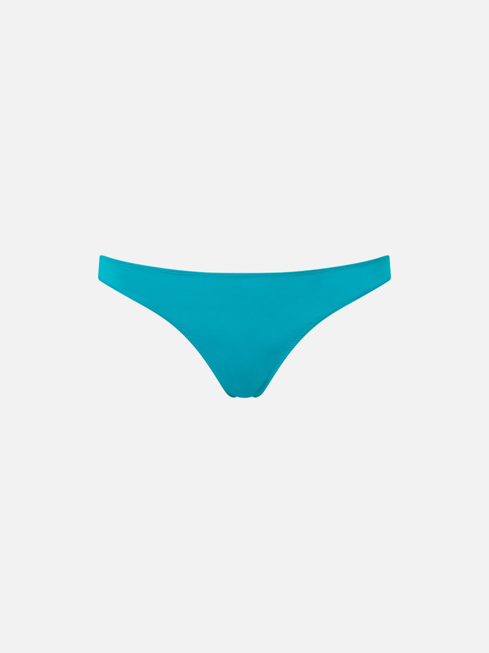 Shop Mc2 Saint Barth Woman Teal Cheeky Swim Briefs Naomi In Green