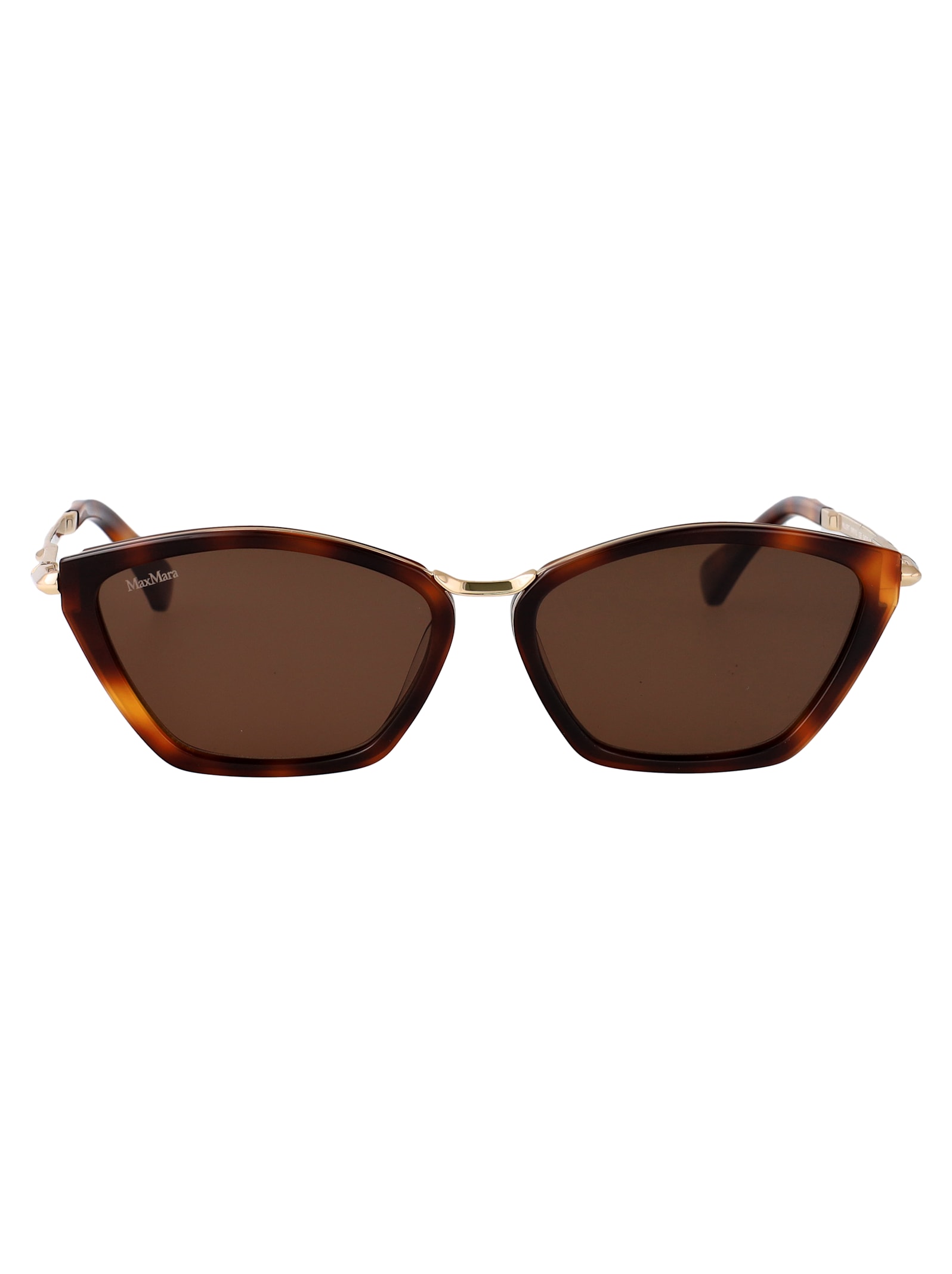 Max Mara Miller 7 Cat-eye Sunglasses In Brown