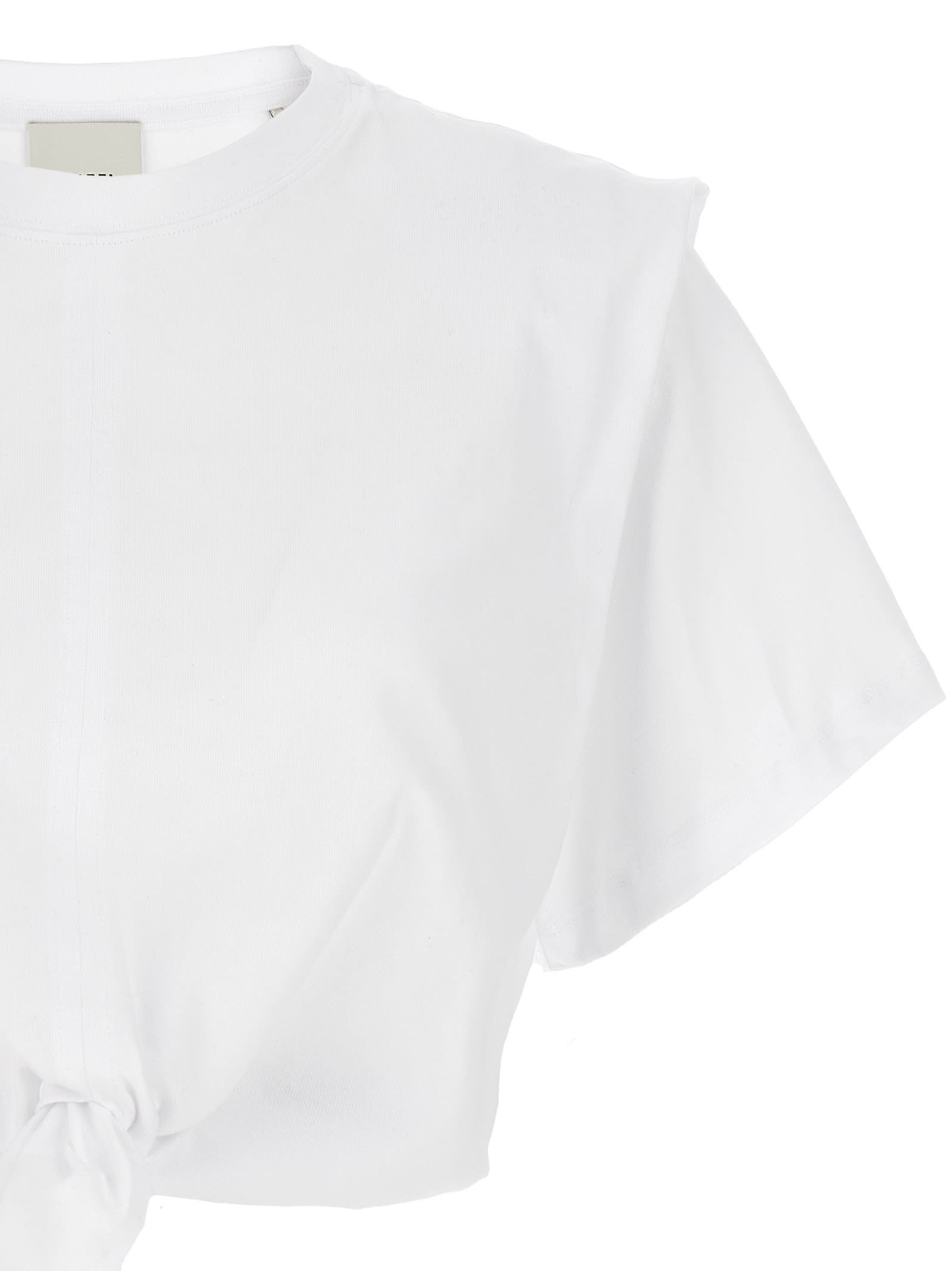 Shop Isabel Marant Zeli Midi T-shirt In White