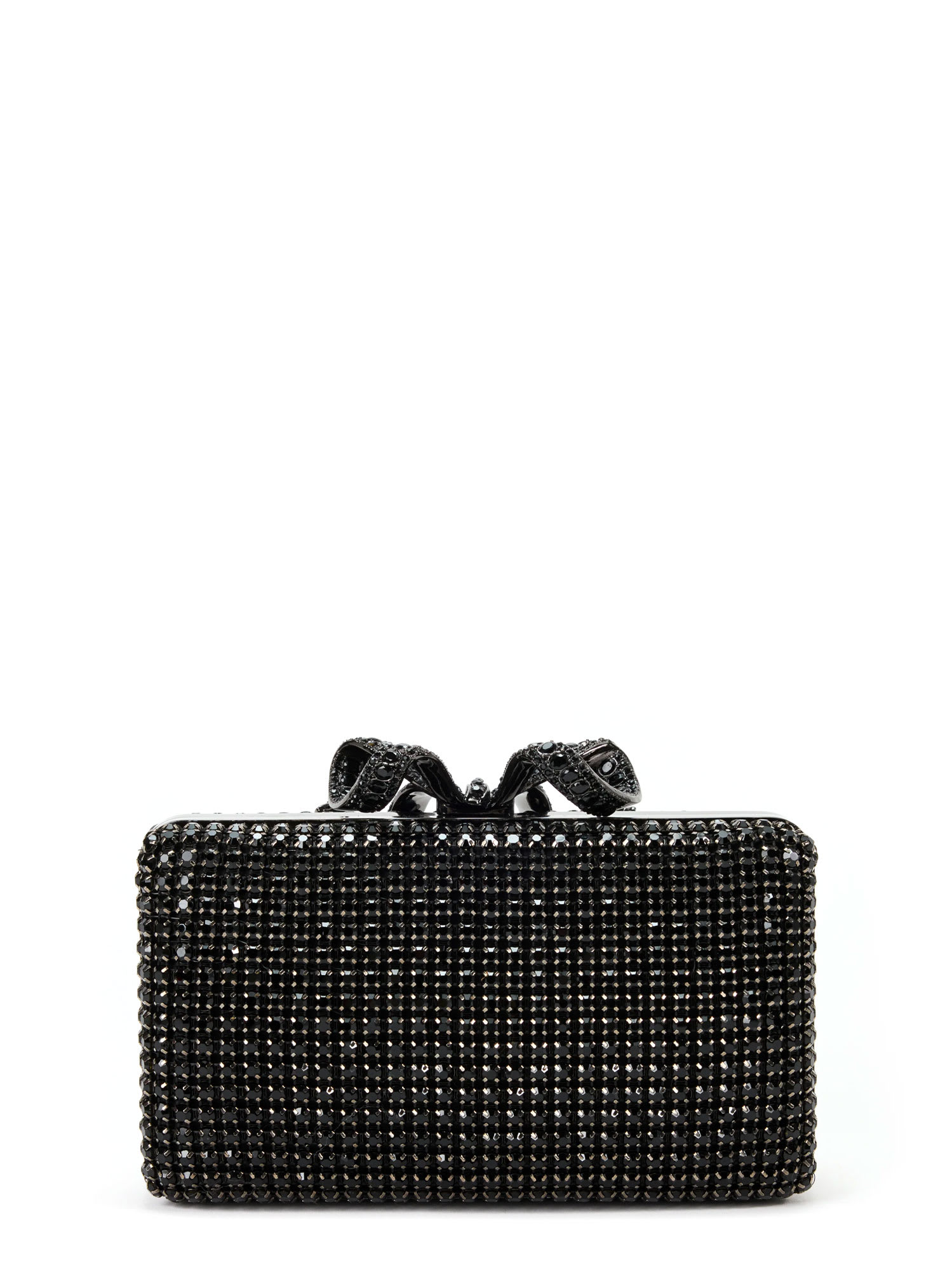 Shop Self-portrait Clutch In Black