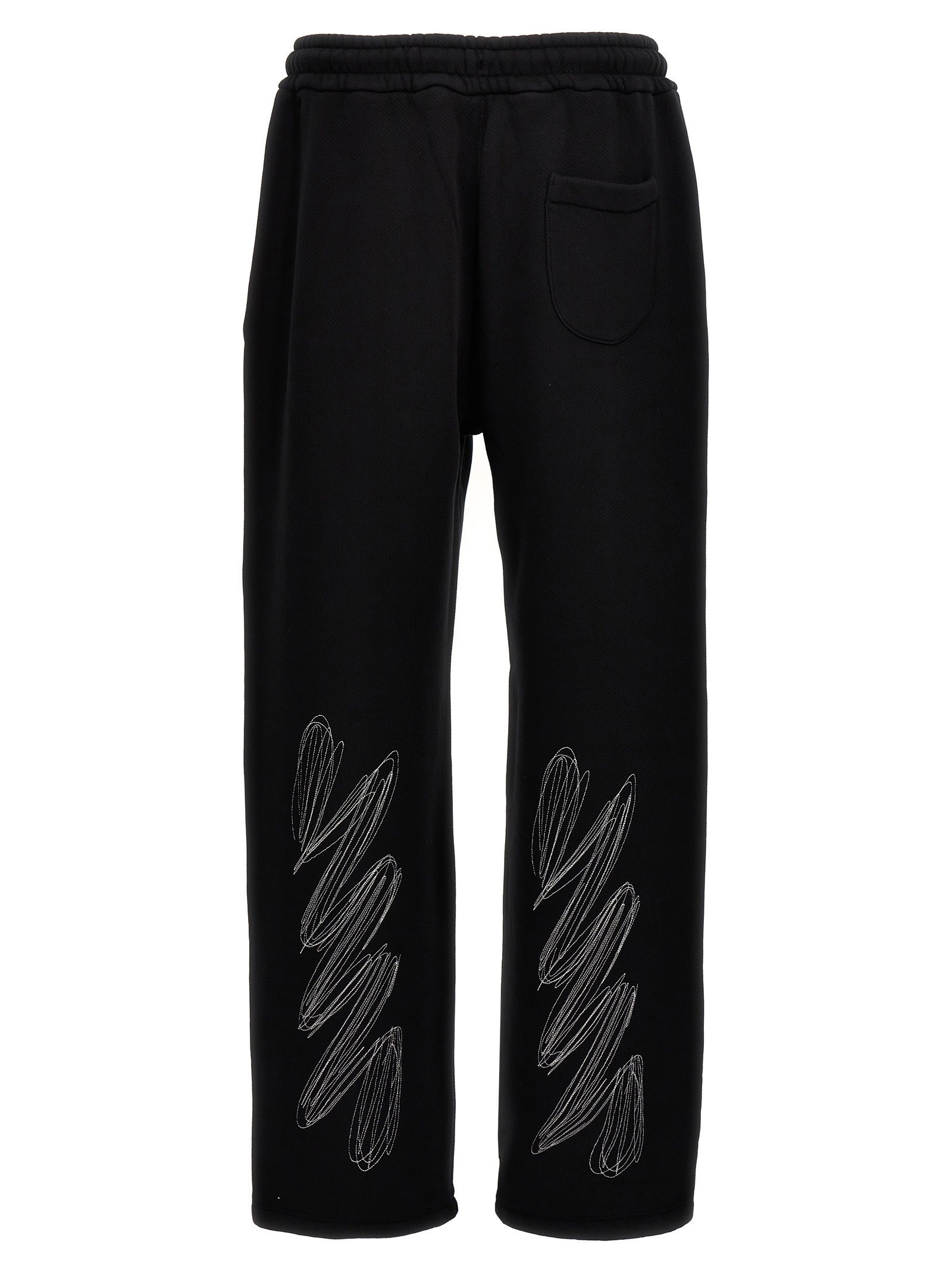 Shop Off-white Scribble Diags Joggers In Black