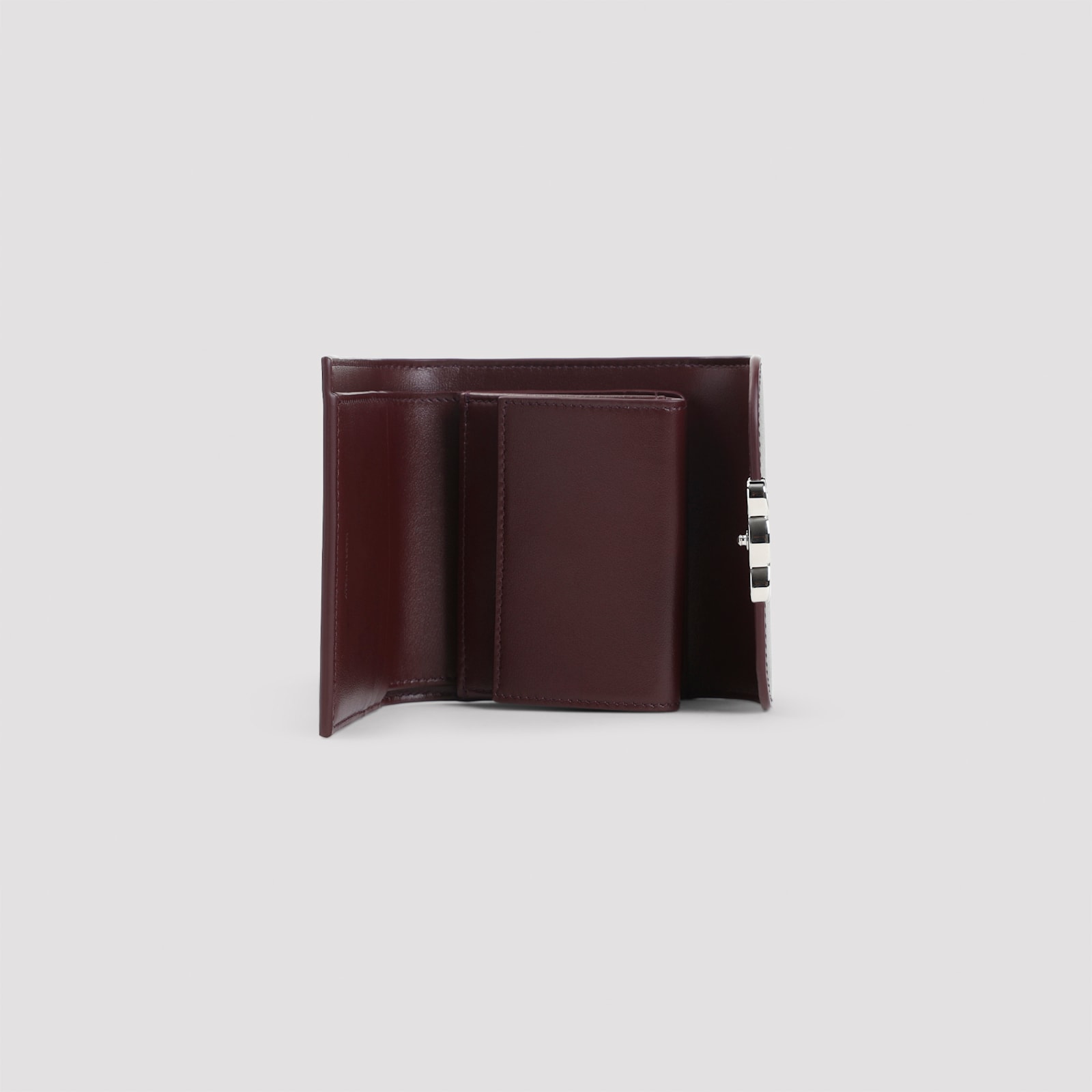 Celine Small Flap Wallet In Brown