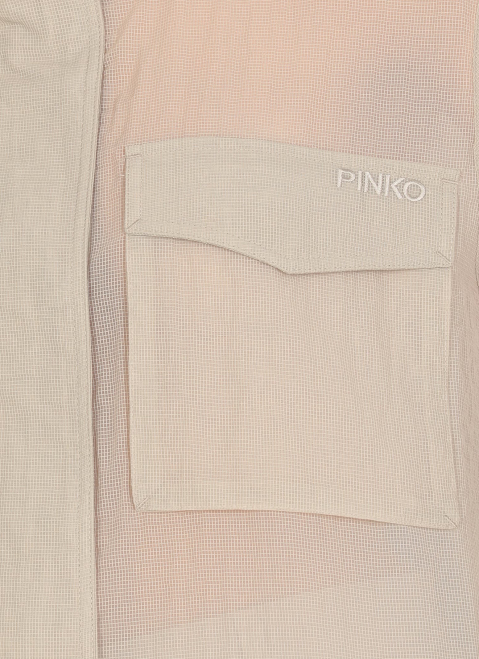Shop Pinko Fisarmonica Gilet In Grey
