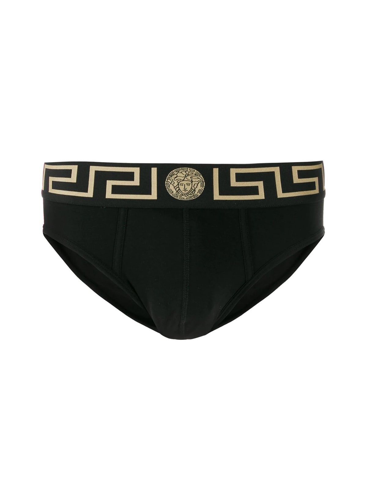 Shop Versace Underwear In G Black Gold