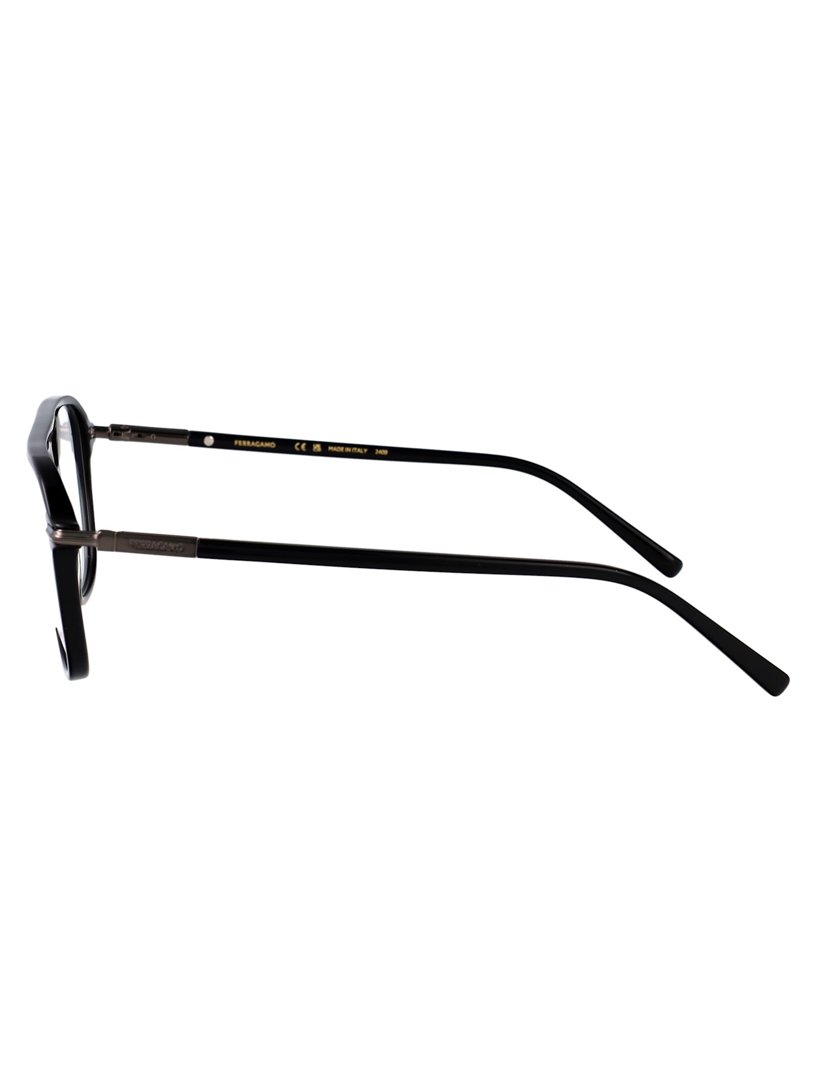 Ferragamo Full Frame Plain Mirror In Black