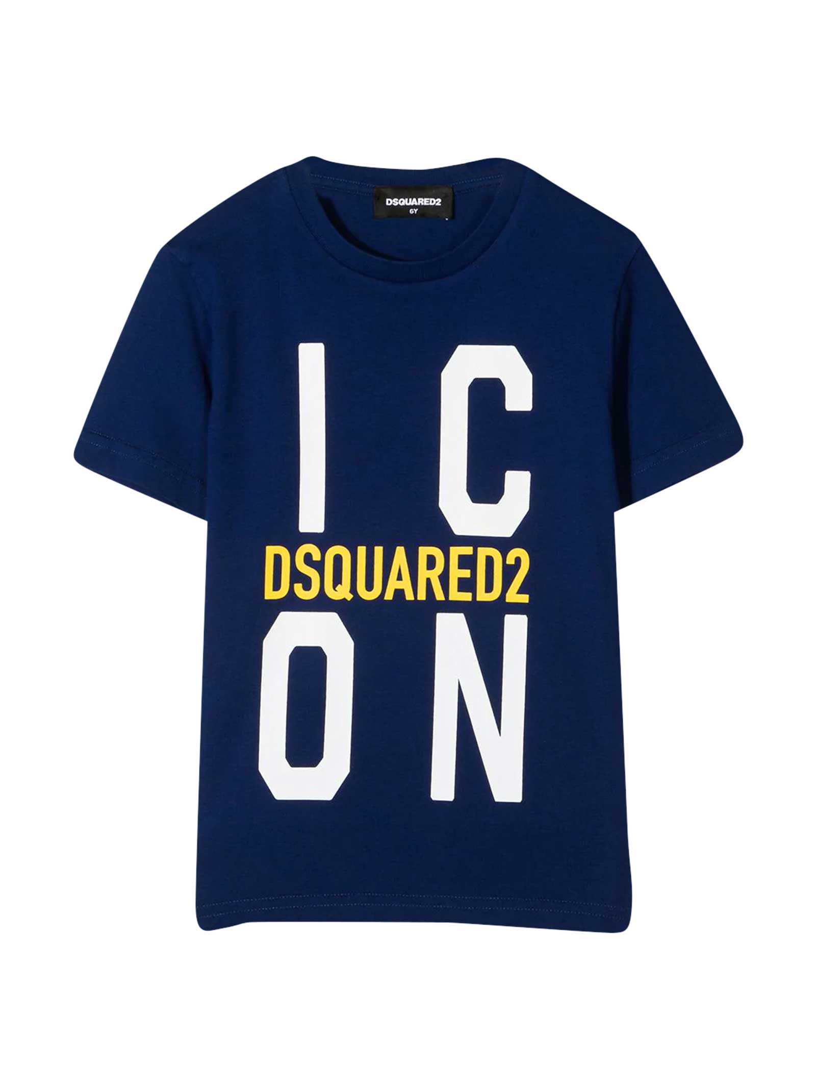 Dsquared2 Teen T-shirt With Press In Unico