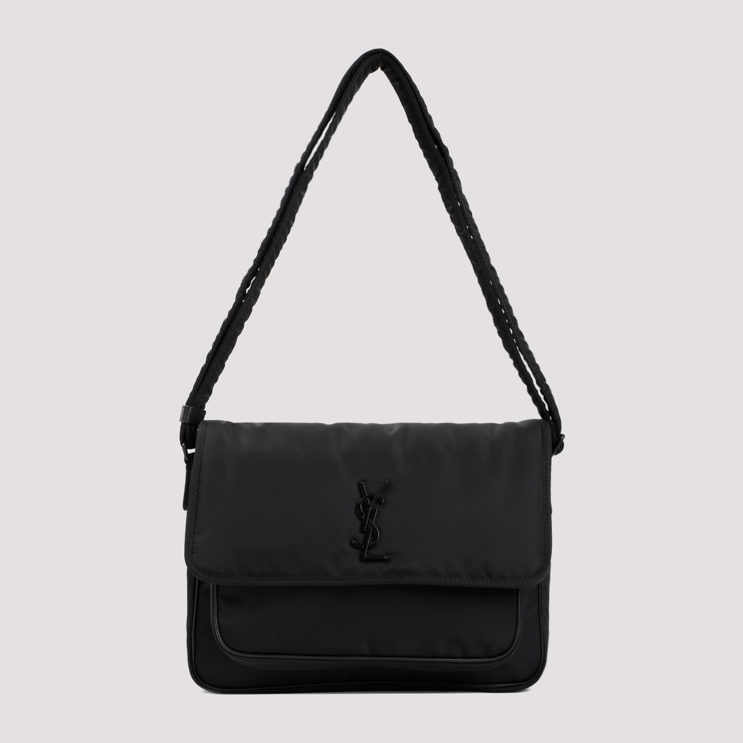 Saint Laurent Niki Camera Shoulder Bag In Nero/nero