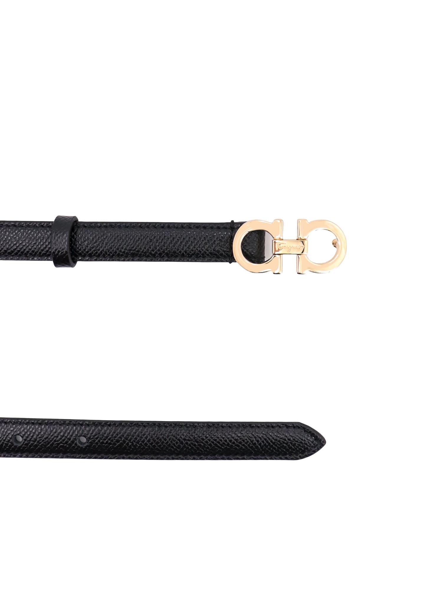 Ferragamo Cintura Fissa Gancini In Black