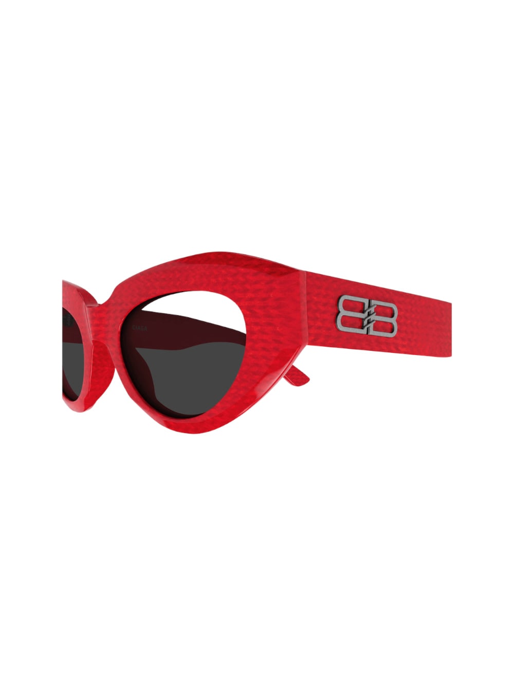 Shop Balenciaga Bb0236 - Red Sunglasses