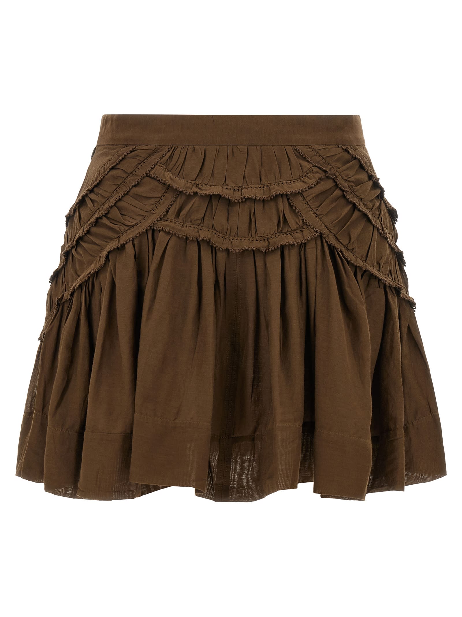 Isabel Marant Étoile 'ceola' Skirt In Brown
