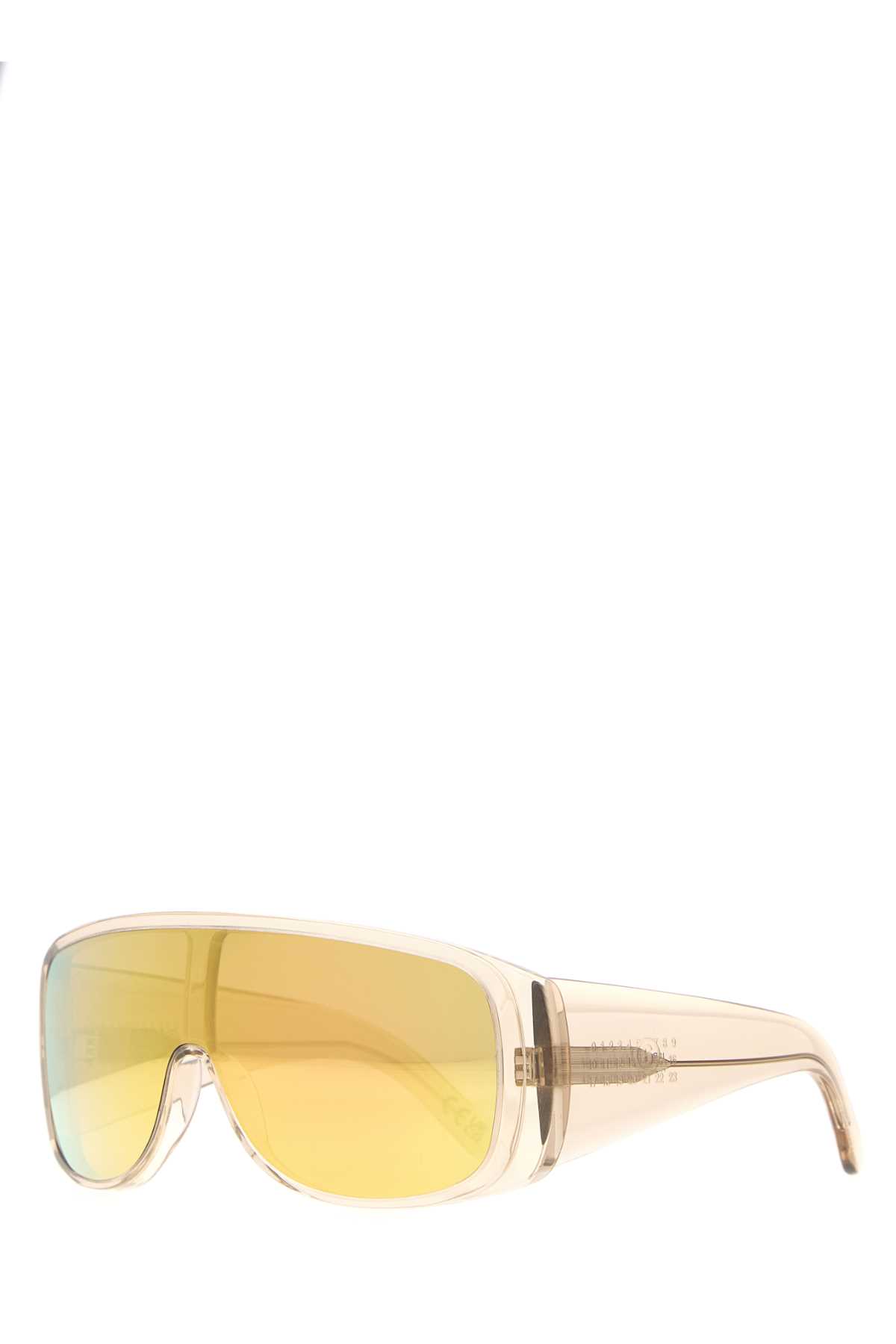 Mm6 Maison Margiela Transparent Acetate Sunglasses In Neutral
