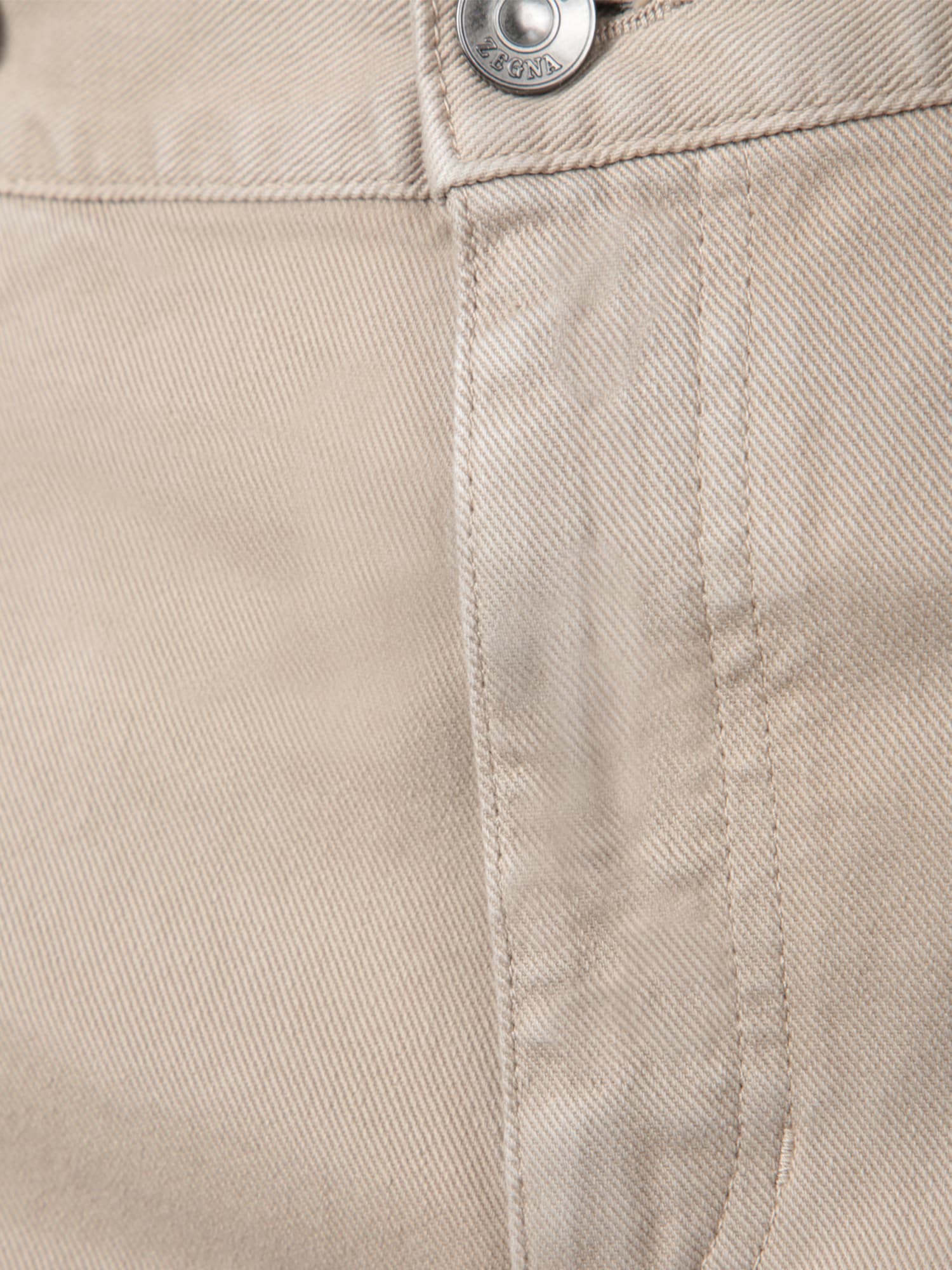 Zegna Skinny Jeans In Beige