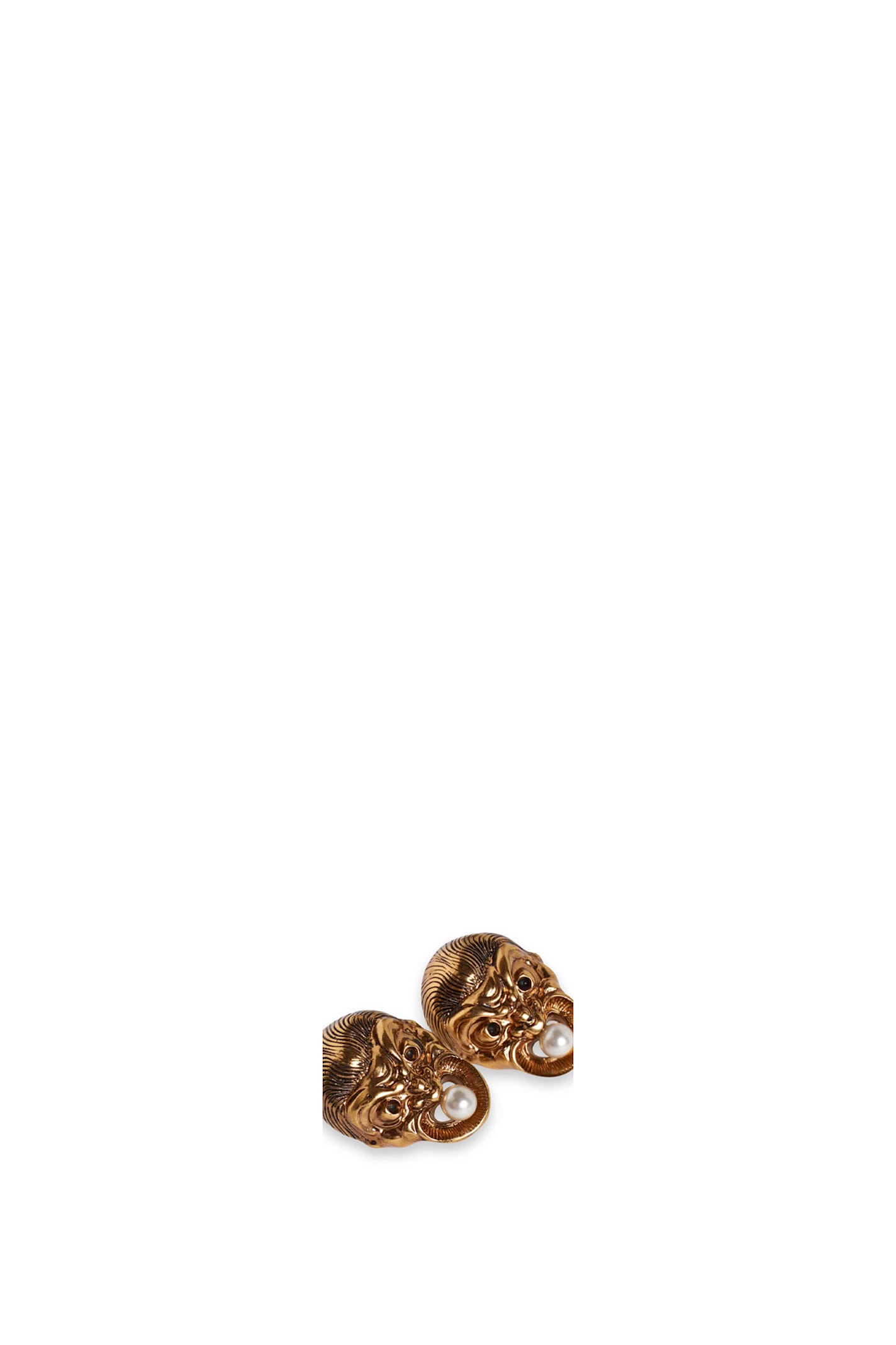 Shop Etro Earrings In Golden