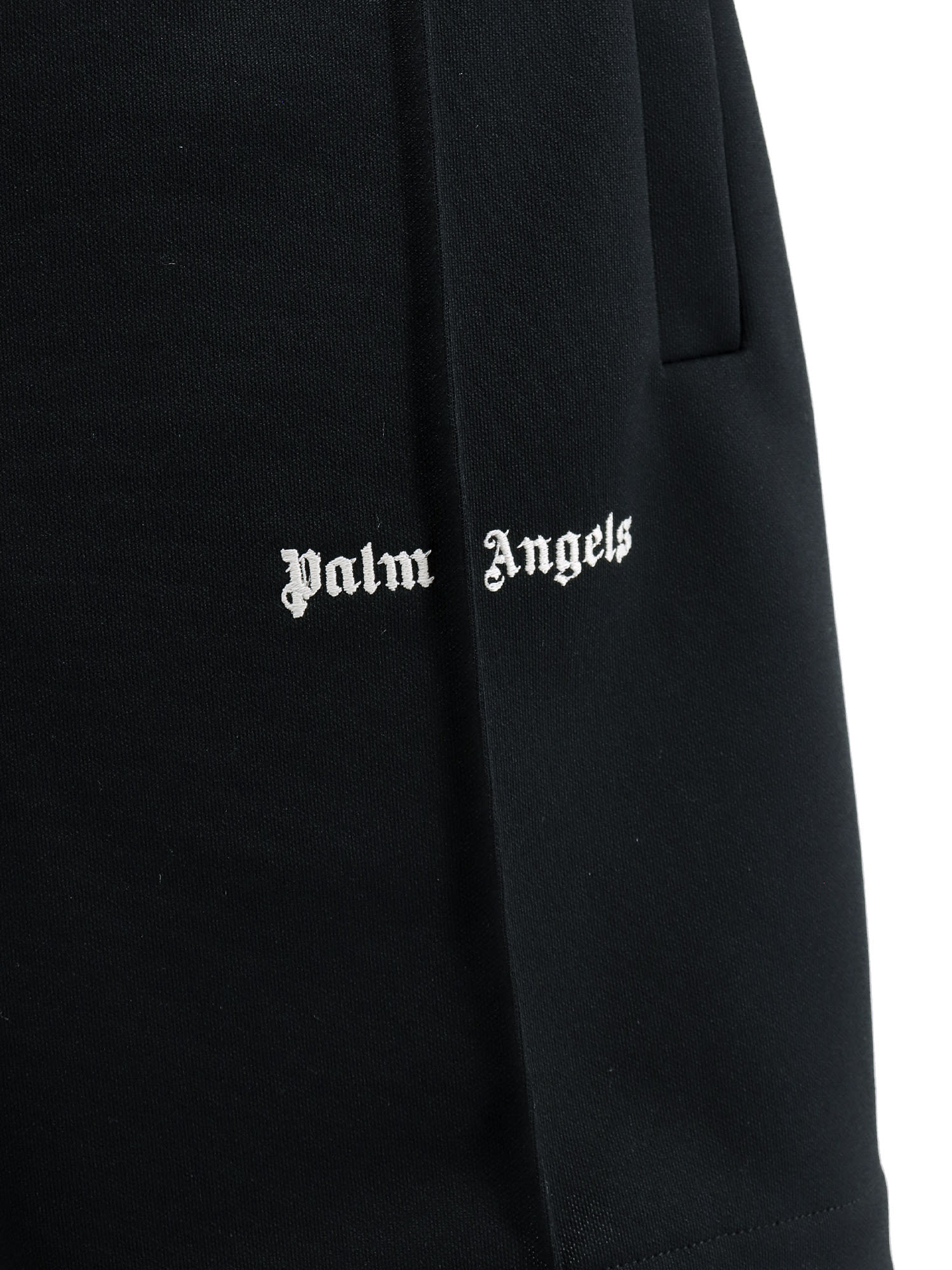Shop Palm Angels Bermuda Shorts In Black White