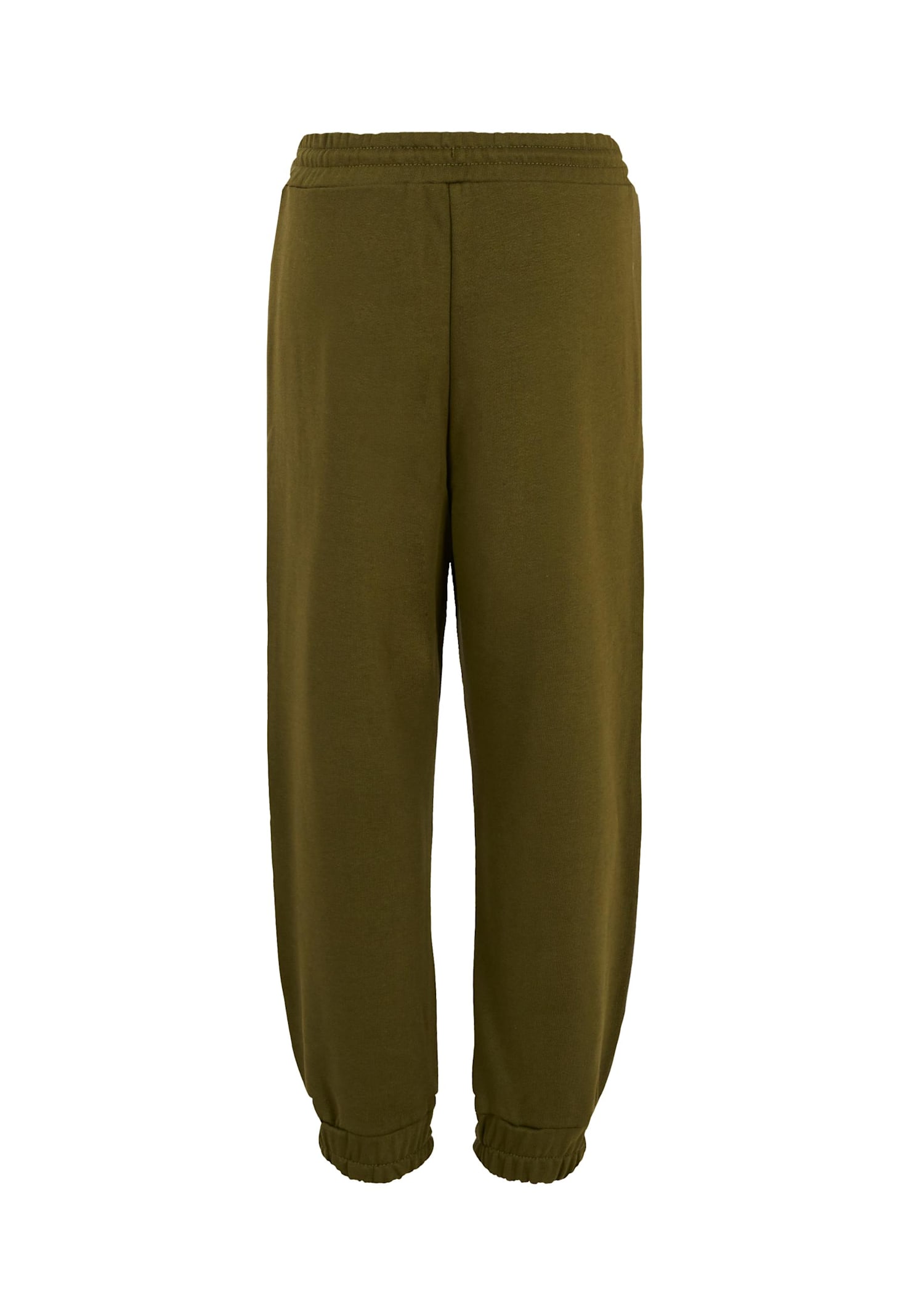 N°21 Green Trousers For Kids With Logo In Green