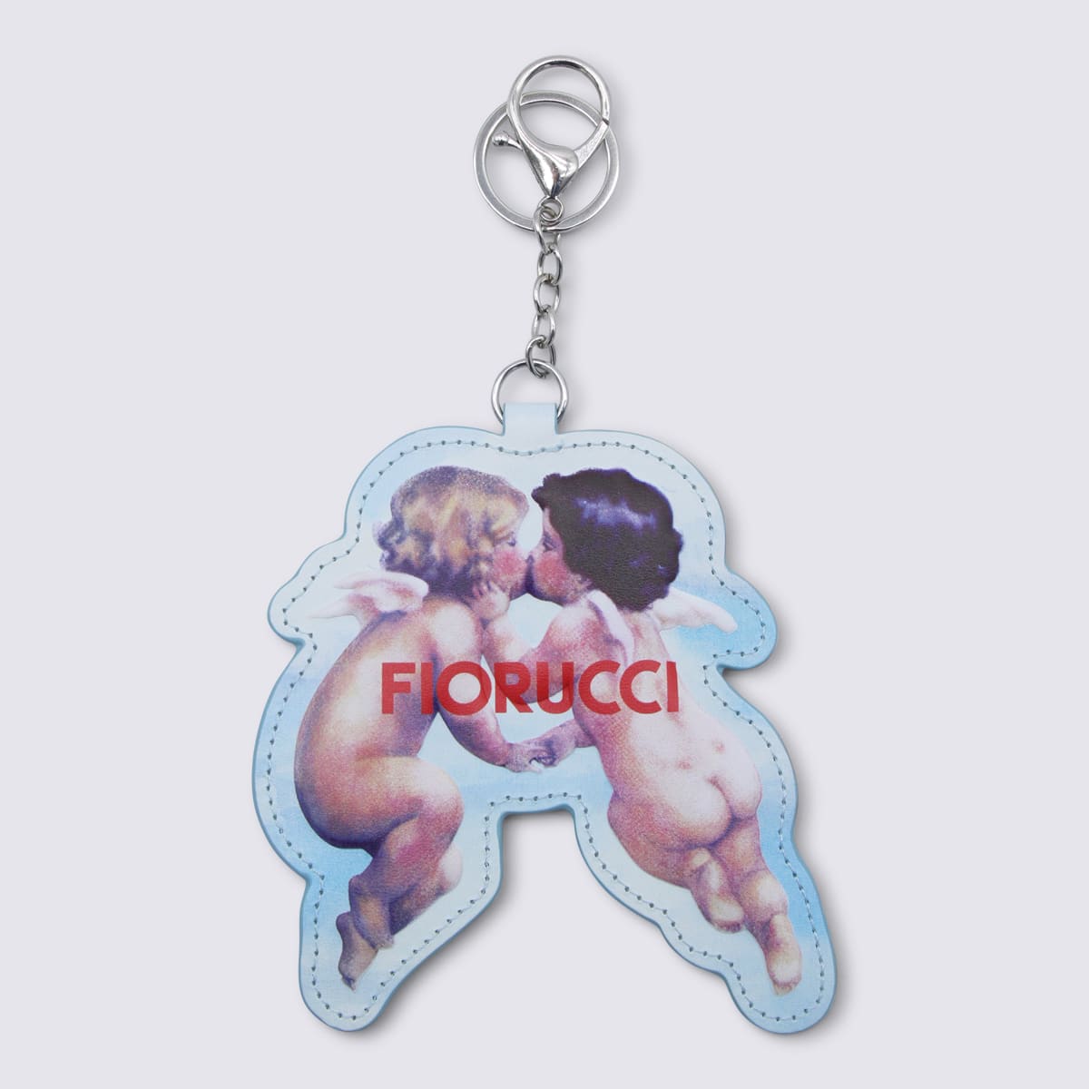 Fiorucci Multicolor Key Ring In Red