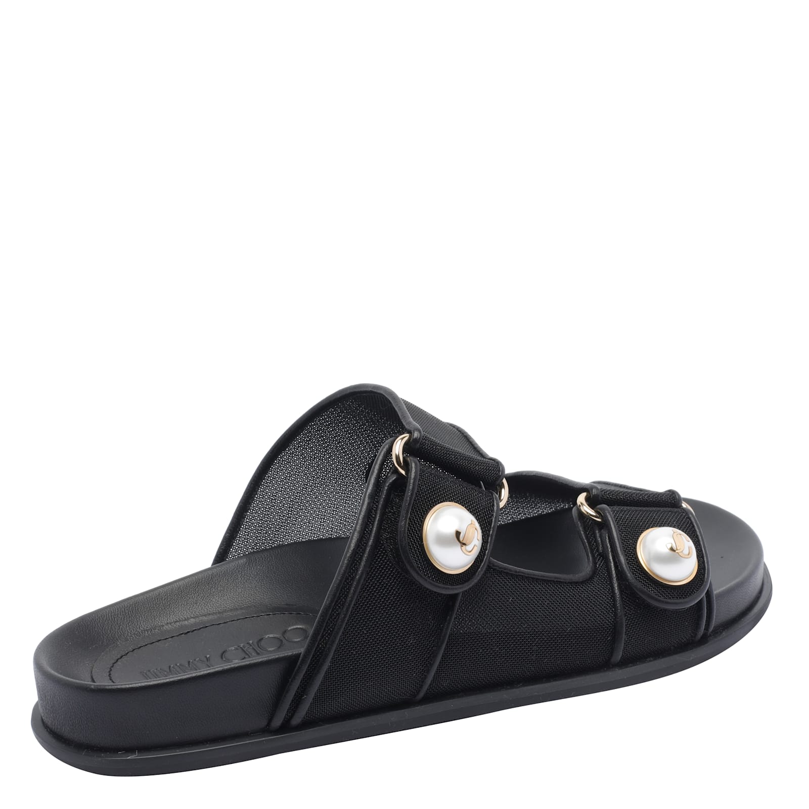 Jimmy Choo Fayence Sandals In Black