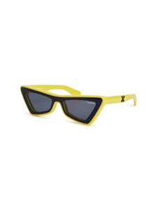 Shop Off-white Artemisia Sunglasses Sunglasses In Yellow