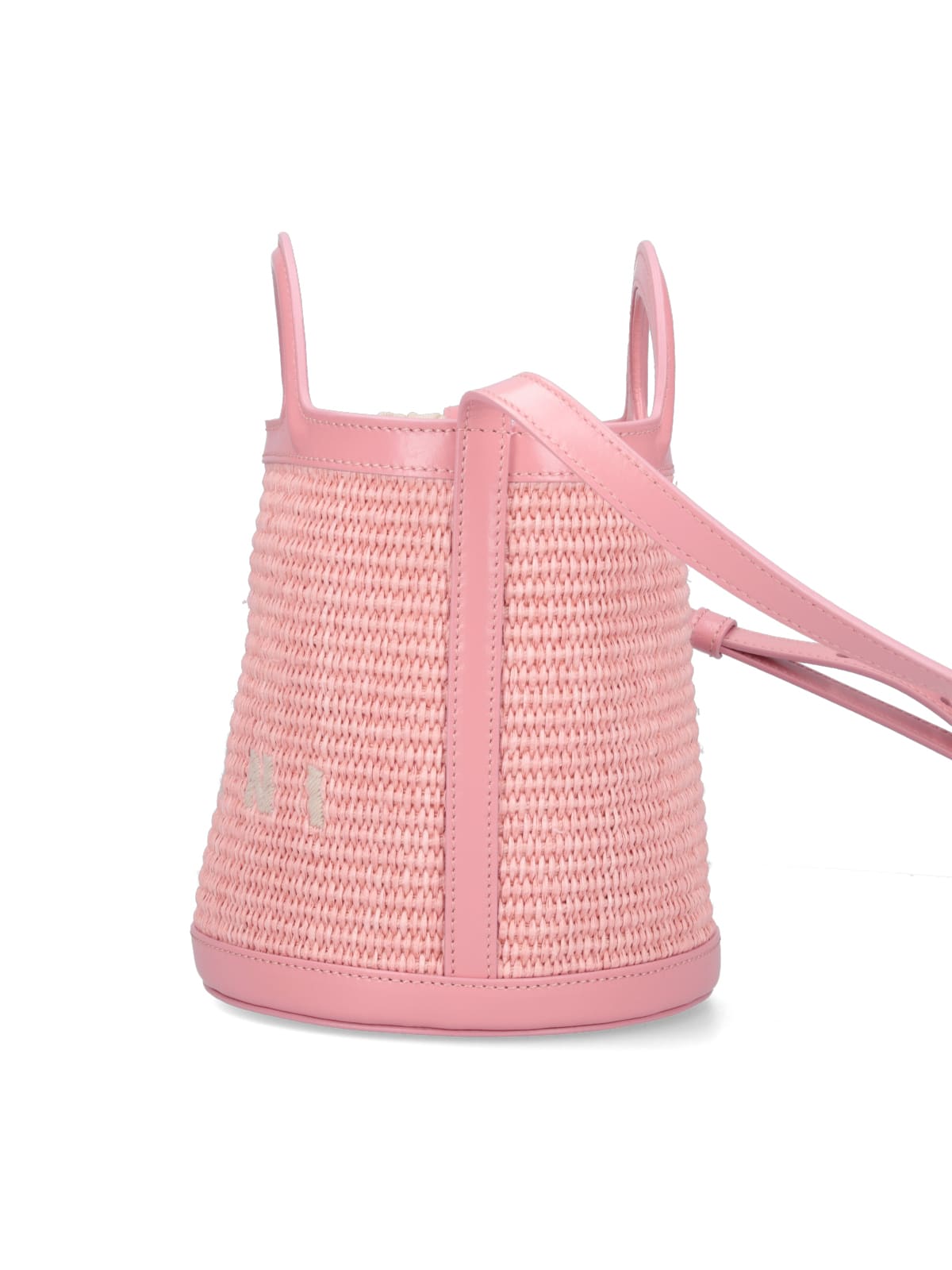 Shop Marni Tropicalia Bucket Bag In Pink
