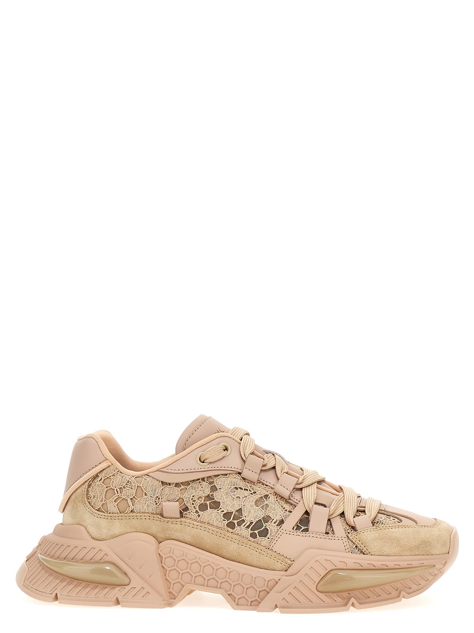 Shop Dolce & Gabbana Airmaster Sneakers In Beige