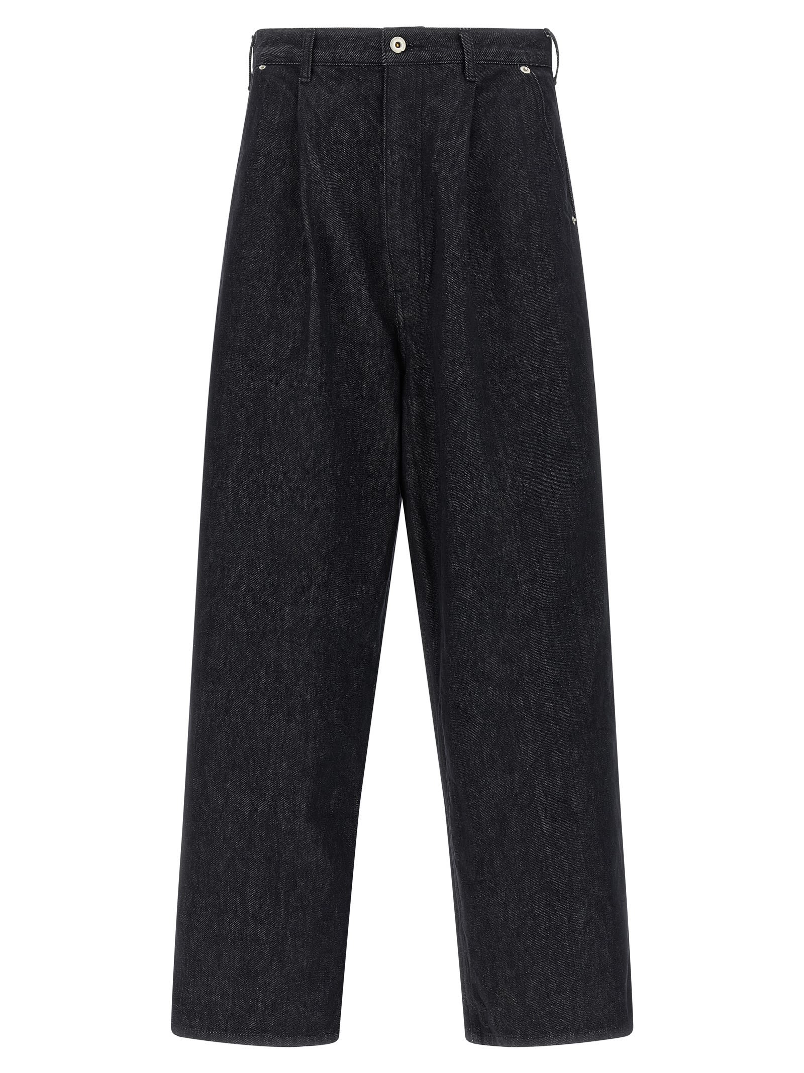 Comme Des Garçons Homme Deux Garment-dyed Jeans In Blue