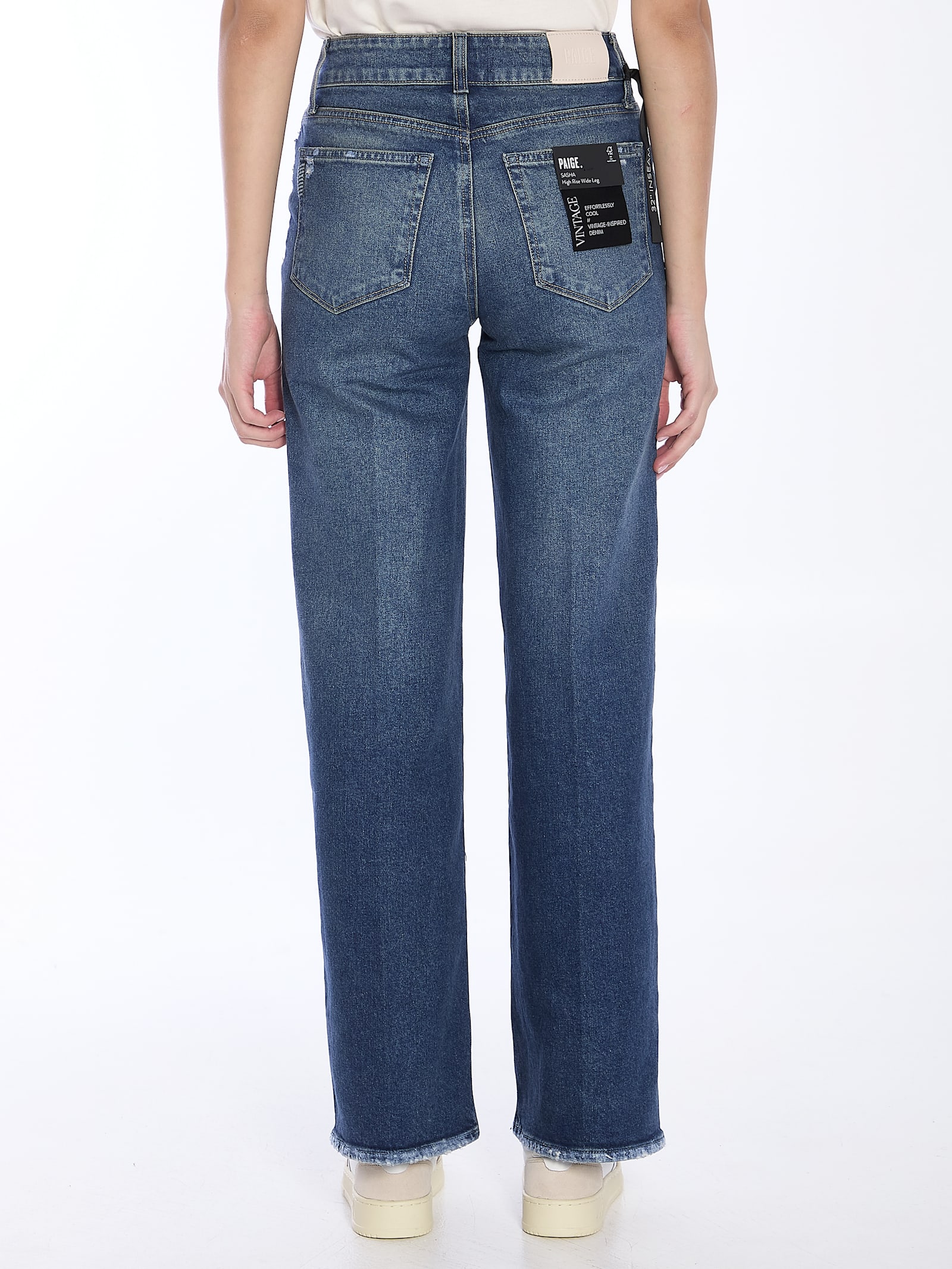 Shop Paige Sasha 32 Jeans In Light Blue