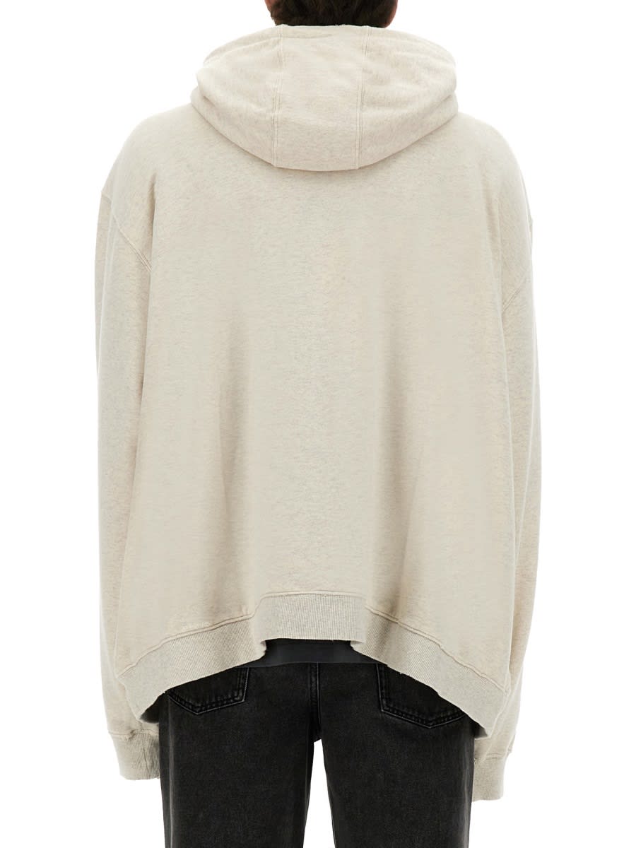 Maison Margiela Numerical Logo Hooded Sweatshirt