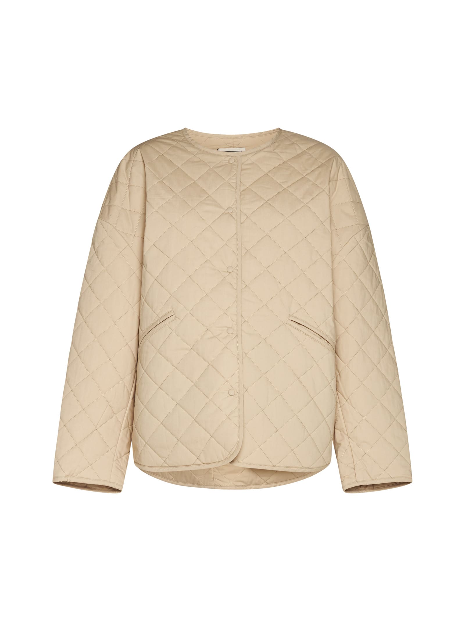 Totême Toteme Quilted Jacket In Sand Dune