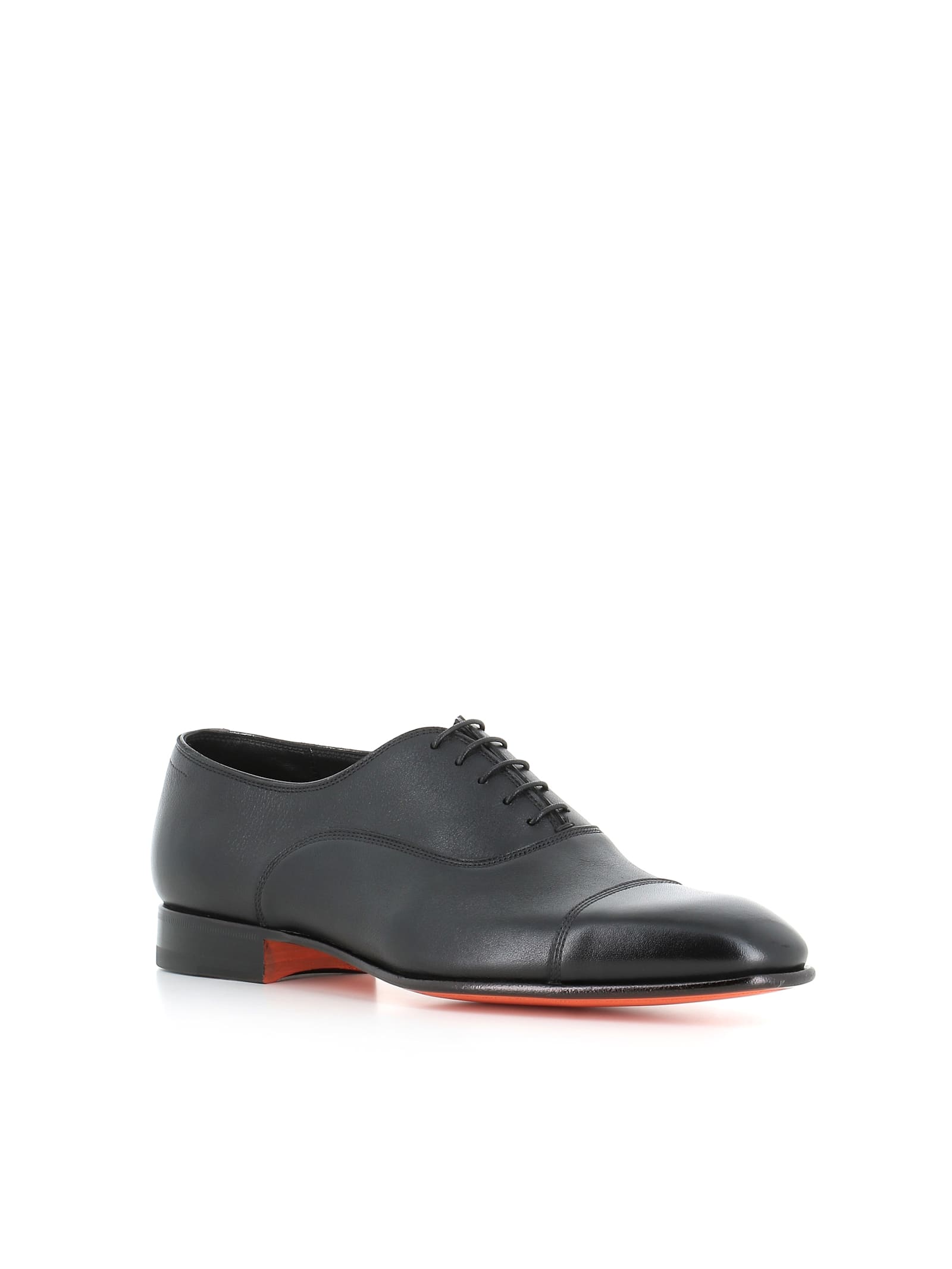 Santoni Oxford Archie In Black